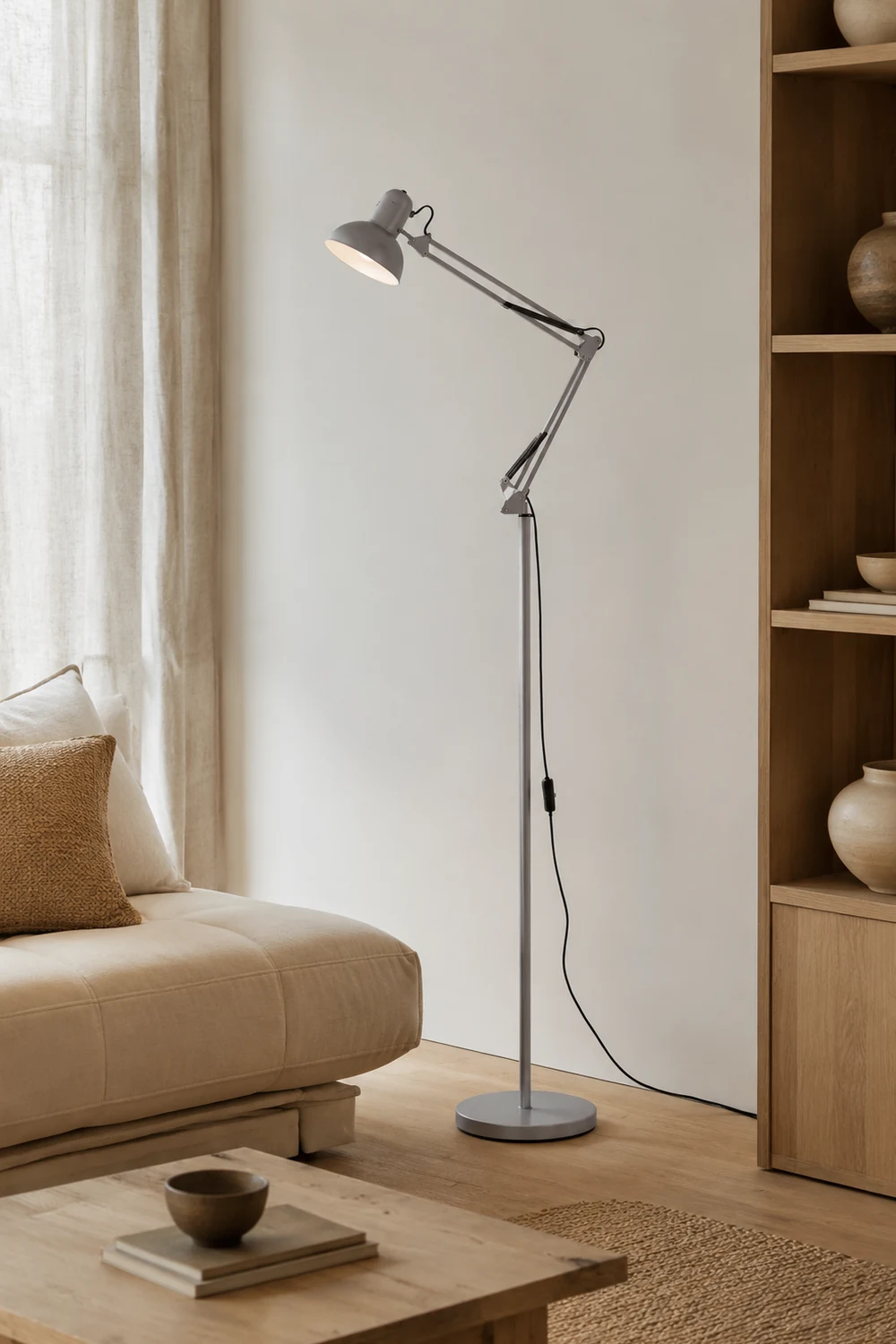 Morandi Stehlampe, Metall, 5 Farben, 185CM Lang - Lumpaz