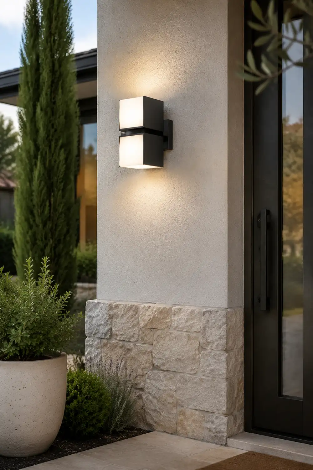 Orr Drehbar Außenwandleuchte Geometrie, 12CM/13CM/15CM/21CM/49CM Lang - Lumpaz