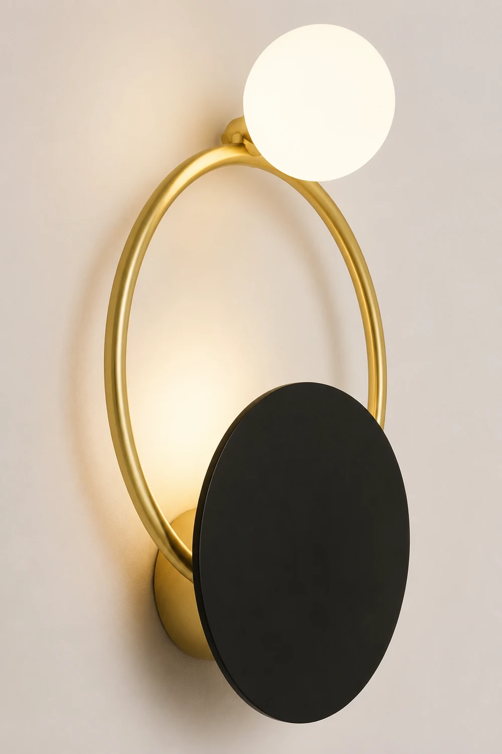 Emyr Dreifache Ringe Wandleuchte, 45CM Lang - Lumpaz