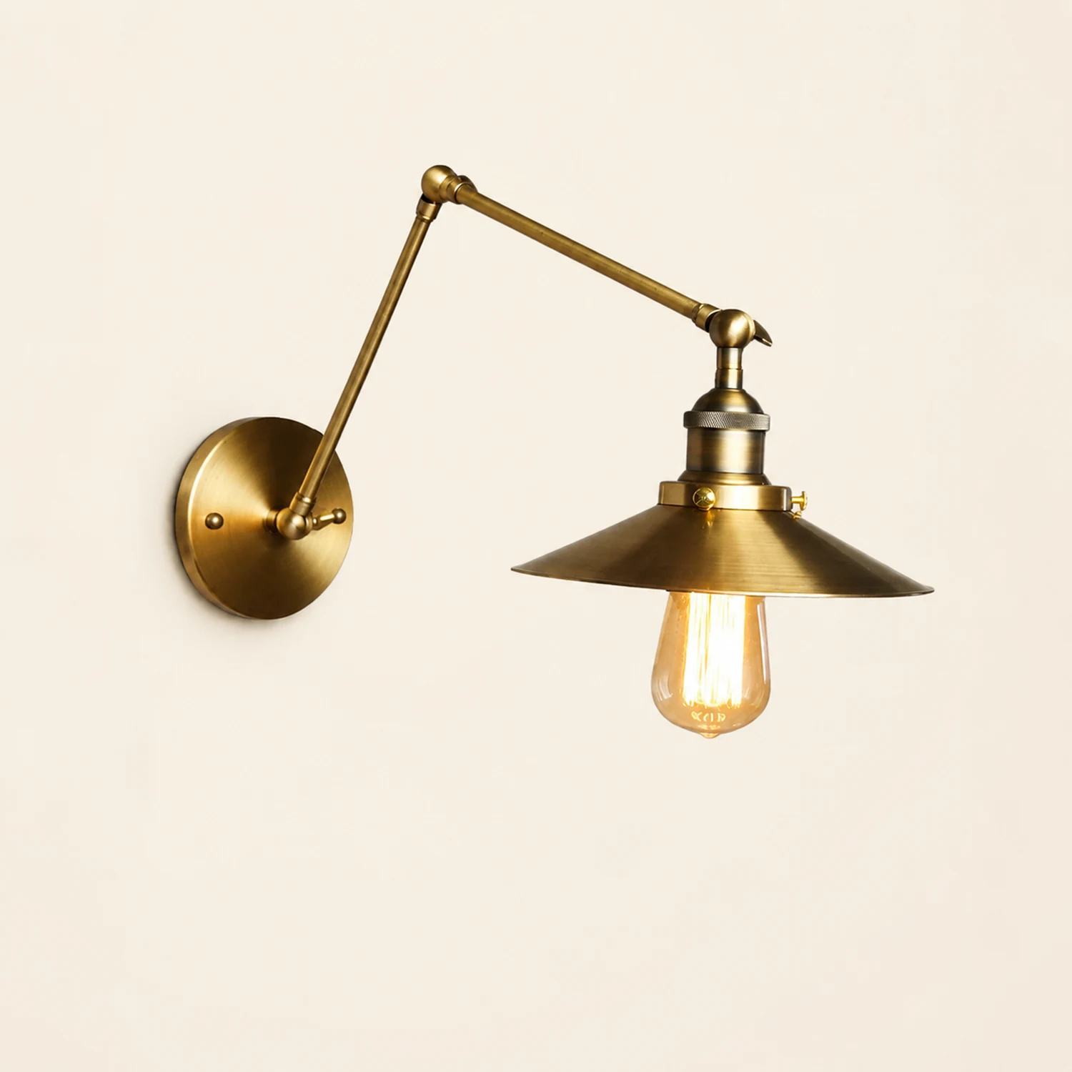 Alessio Verstellbare Wandleuchte Vintage, 15/20/30CM - Lumpaz