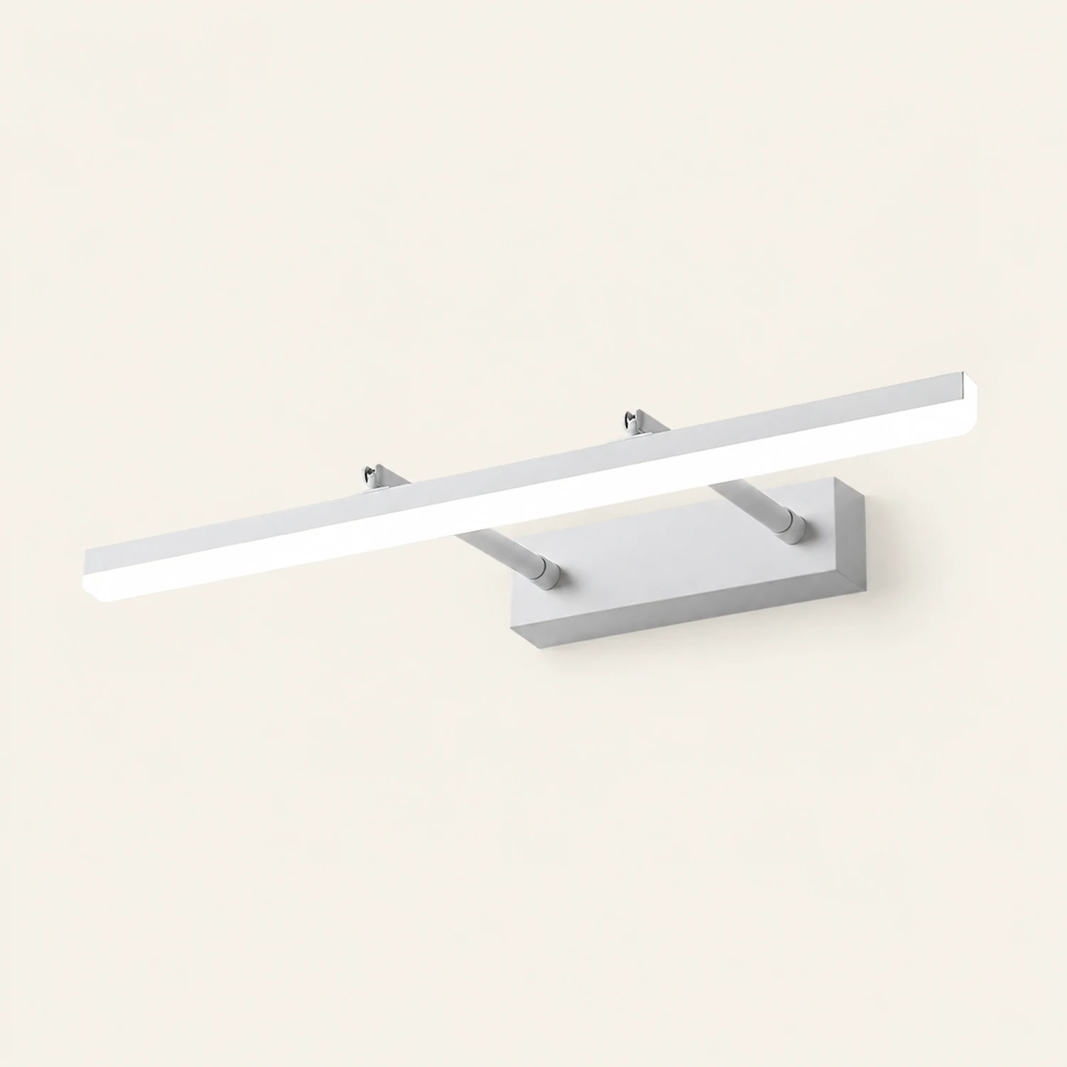 Edge Spiegelfront Waschtisch-Wandleuchte, 3 Farben, Metall, 41/50/60/70CM Lang - Lumpaz