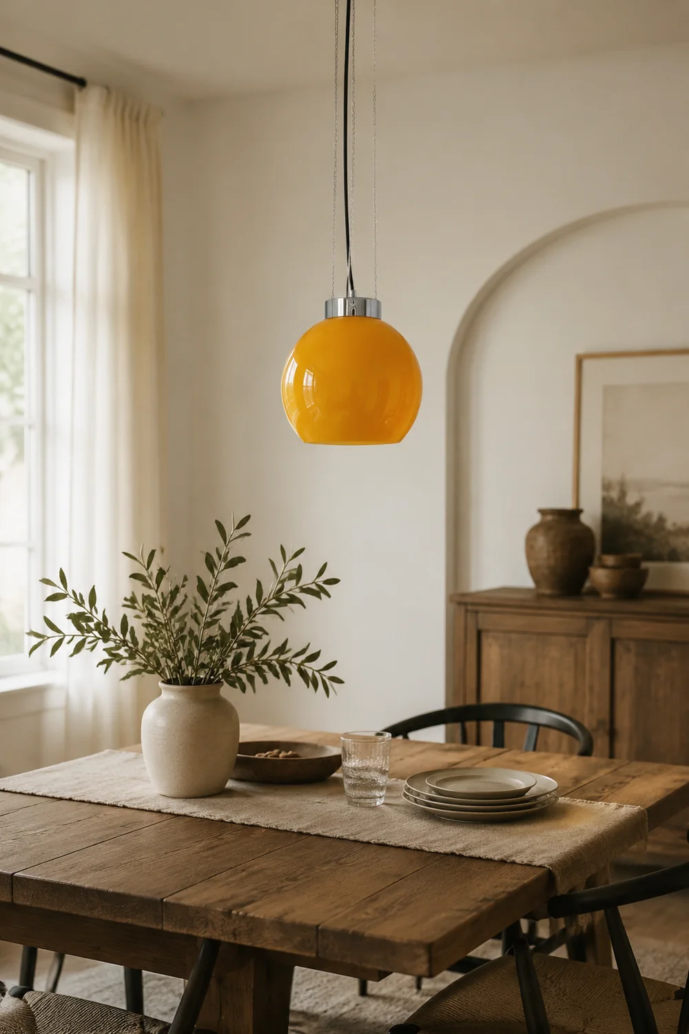 Hailie Pendellampe, Metall & Glas, ∅25CM - Lumpaz