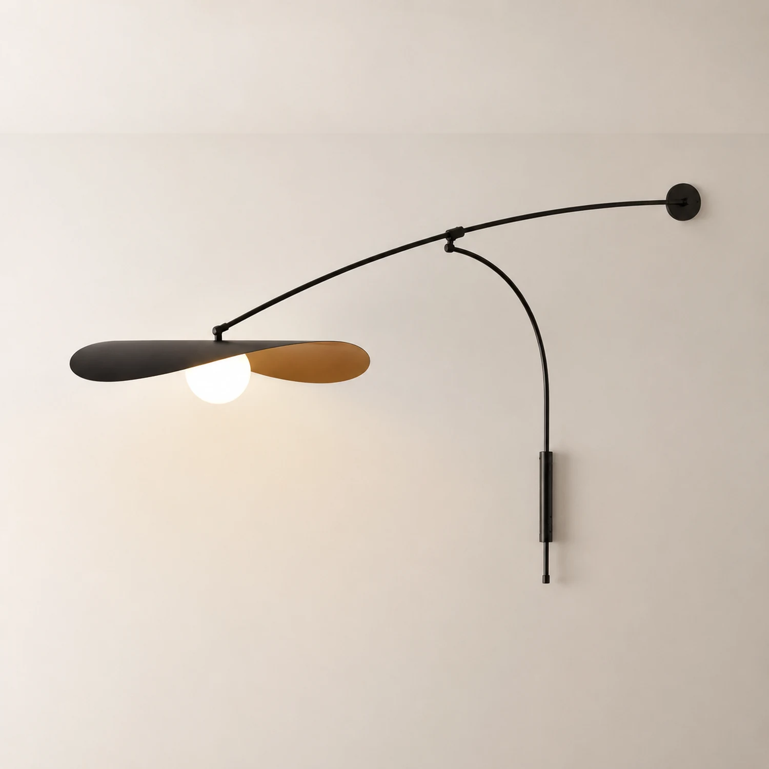 Carins Bogen-Wandleuchte, 130CM Lang - Lumpaz