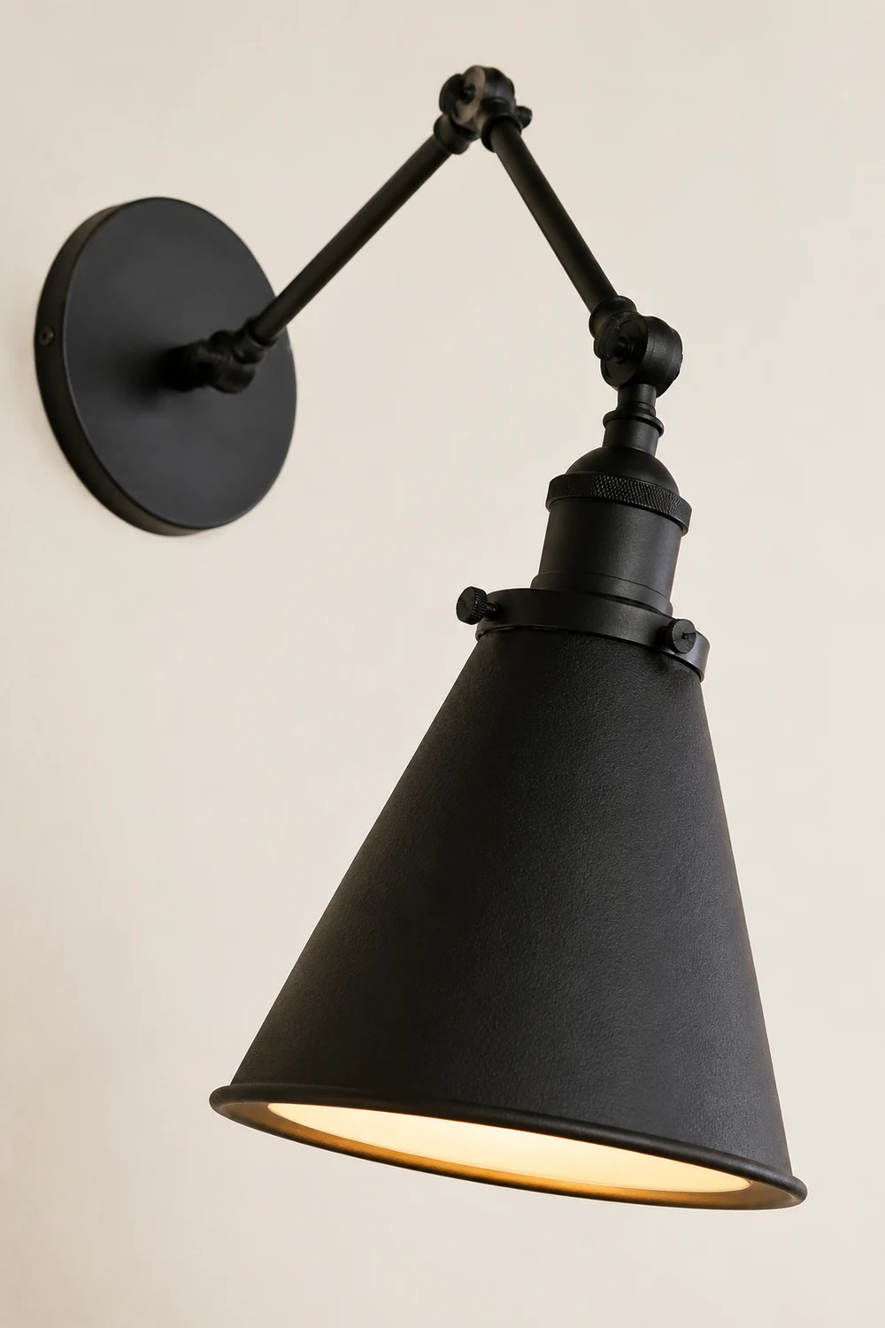 Brady Verstellbare Wandleuchte, Metall, 15/20/30CM - Lumpaz