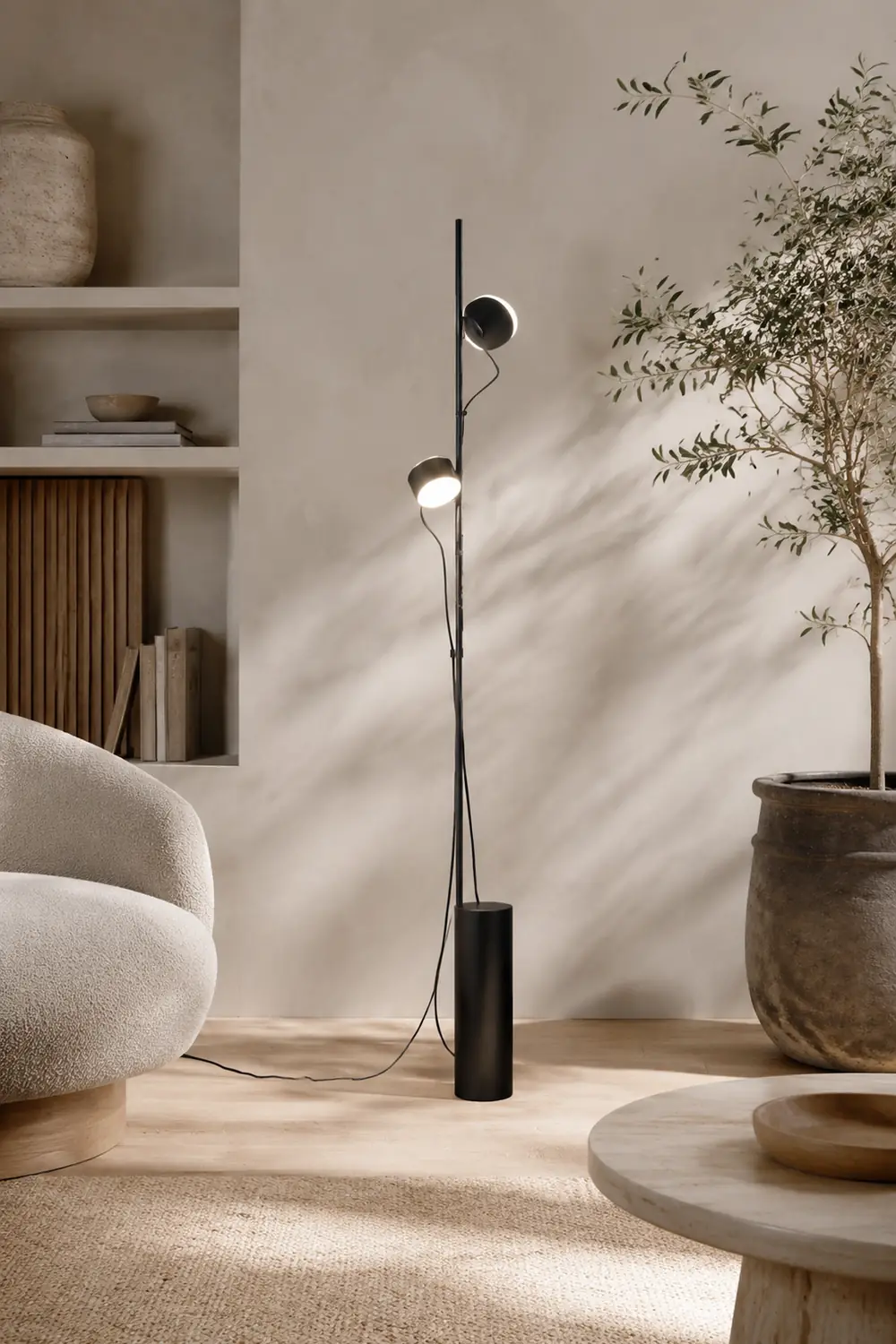 Avi Stehlampe, 2-flammig, 136CM Lang - Lumpaz