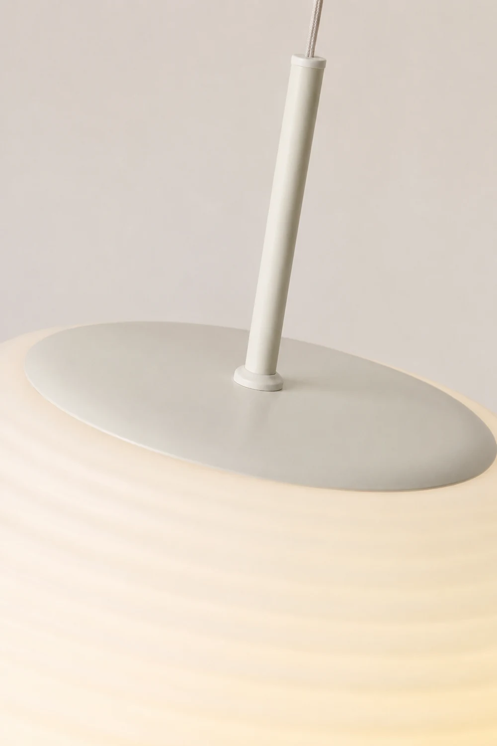 Morandi Pendelleuchte Weiß，Trommelförmig, ∅20CM/35CM/50CM - Lumpaz
