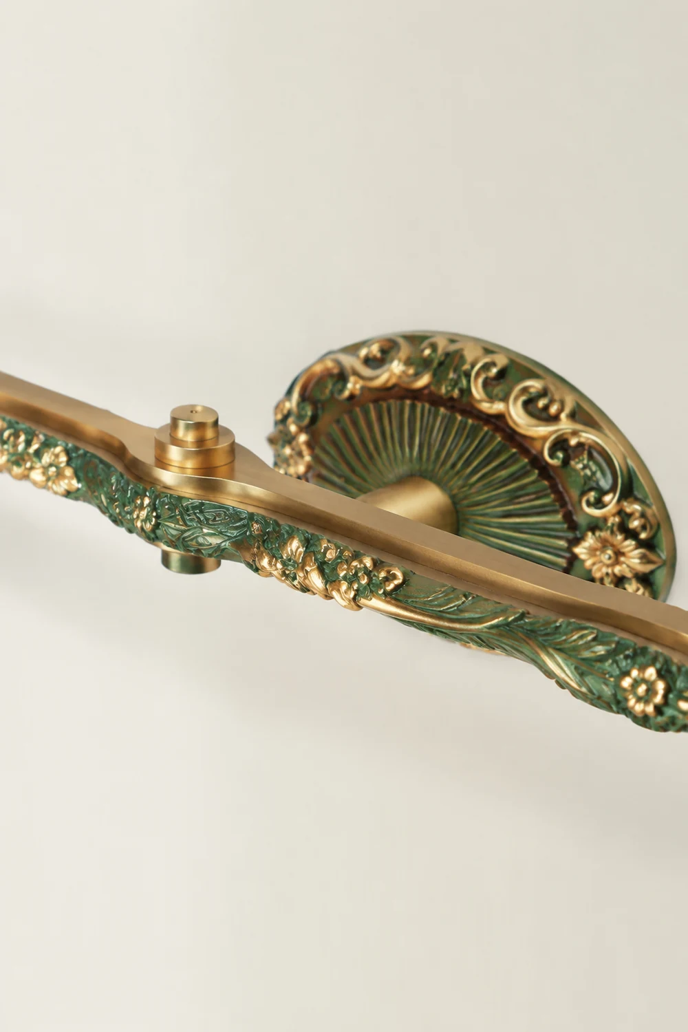 Félicie Spiegelfront Waschtisch-Wandleuchte, Kunstharz & Glas, 50/60/66CM Lang - Lumpaz