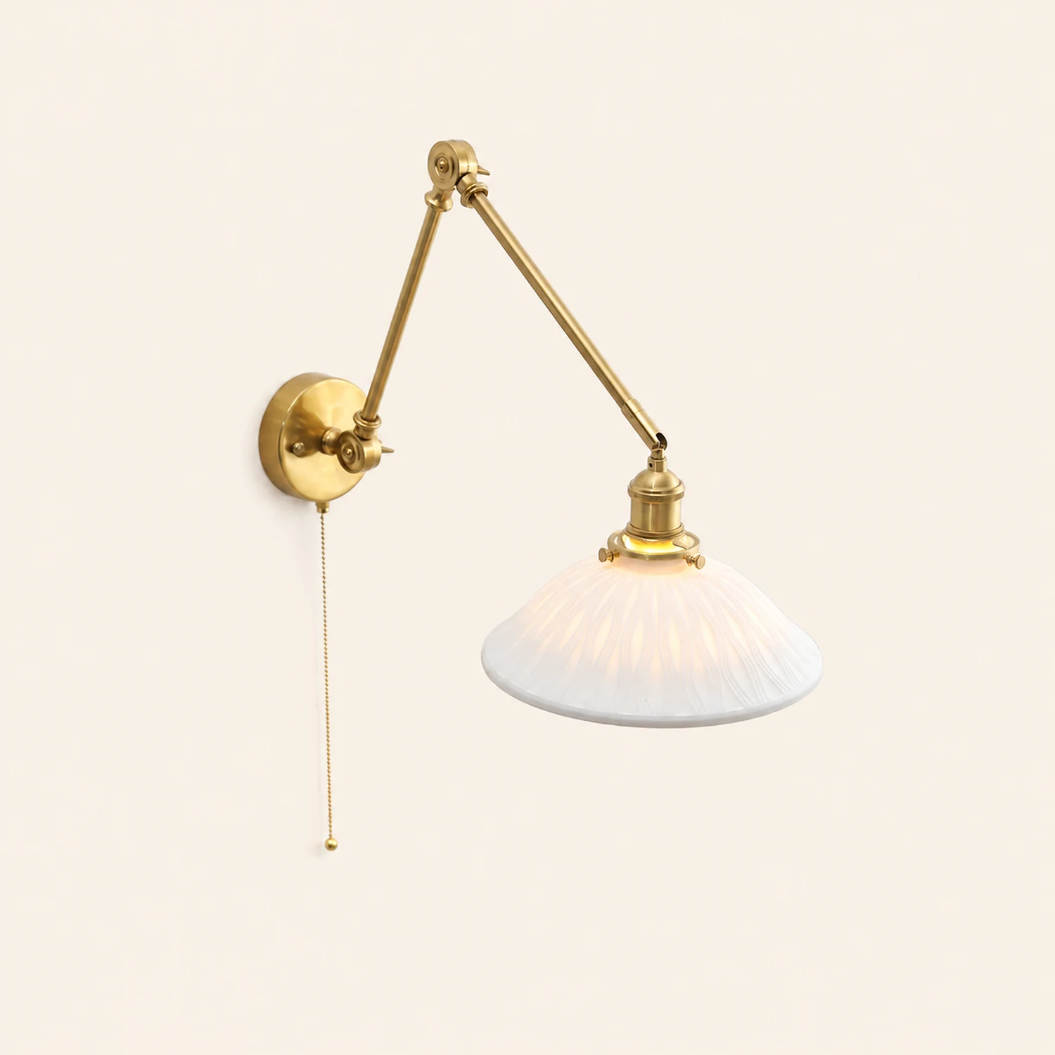 Carins Verstellbare Wandleuchte, Keramik & Metall, 4 Stil - Lumpaz
