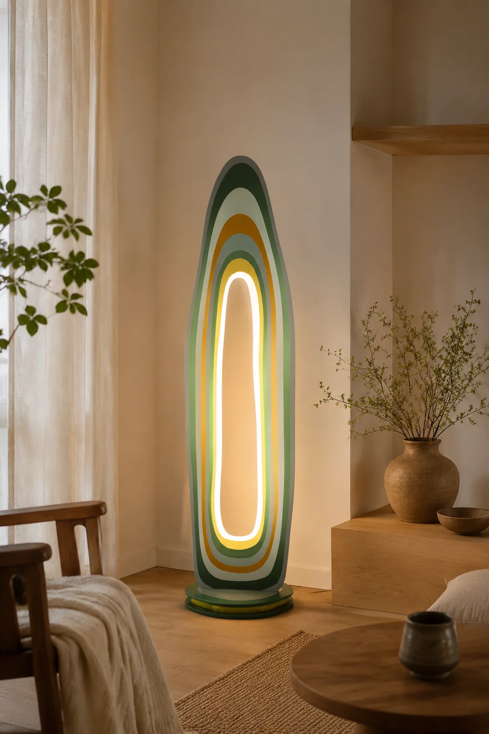Salgado Landschaft Mehrfarbige Stehlampe - Lumpaz