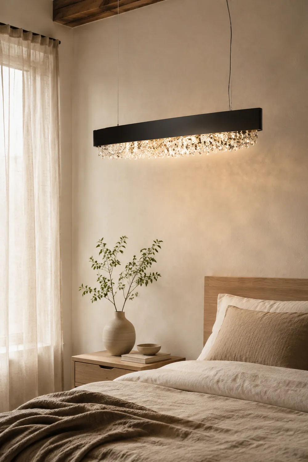 Marilyn Pendelleuchte Kristall, 4 Farben,100CM/120CM Lang - Lumpaz