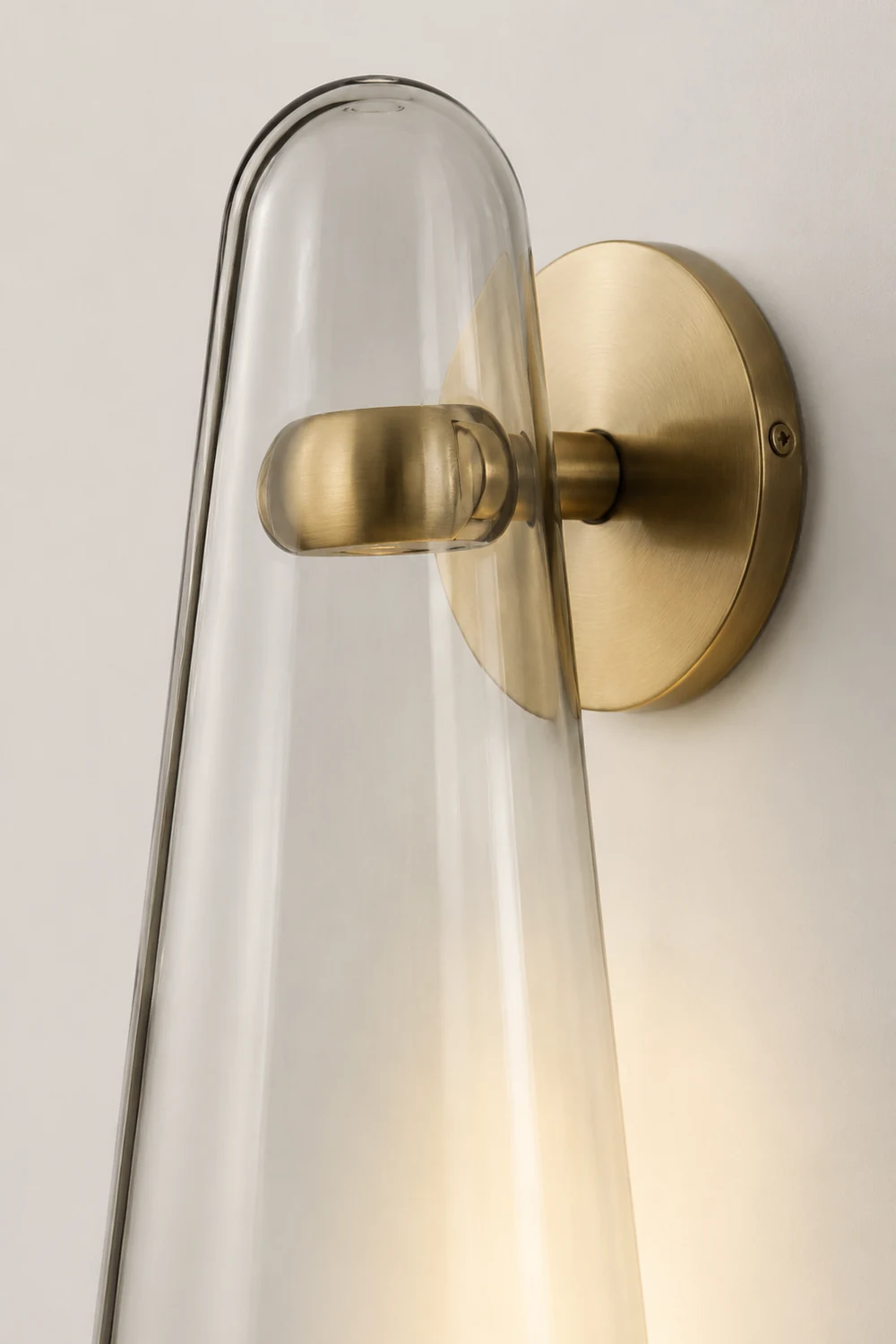 Blair Wandlampe, Glas & Metall, 25CM Lang - Lumpaz