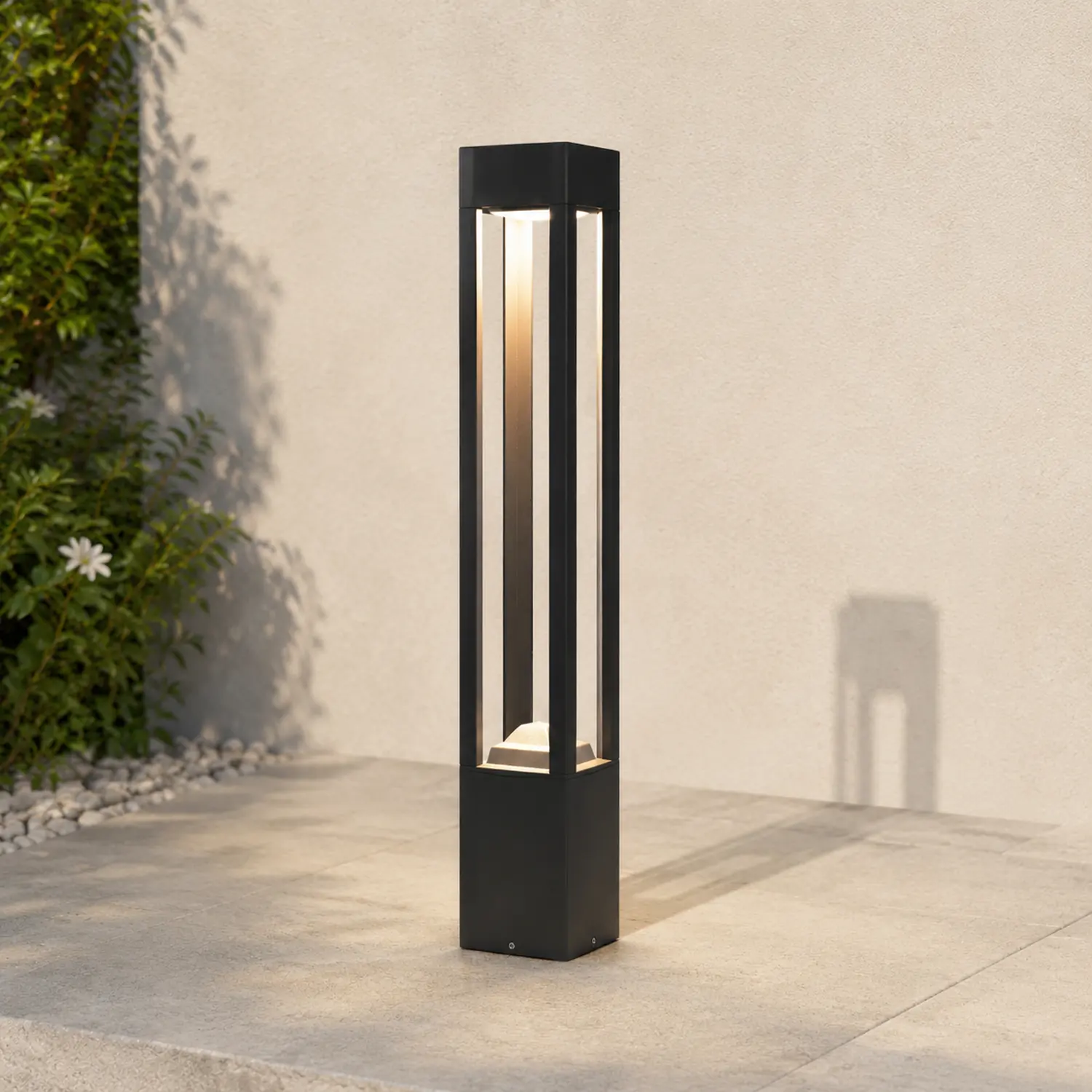 Pena Außen-Wegeleuchte Minimalistisch, Solar, 30/60/90CM - Lumpaz