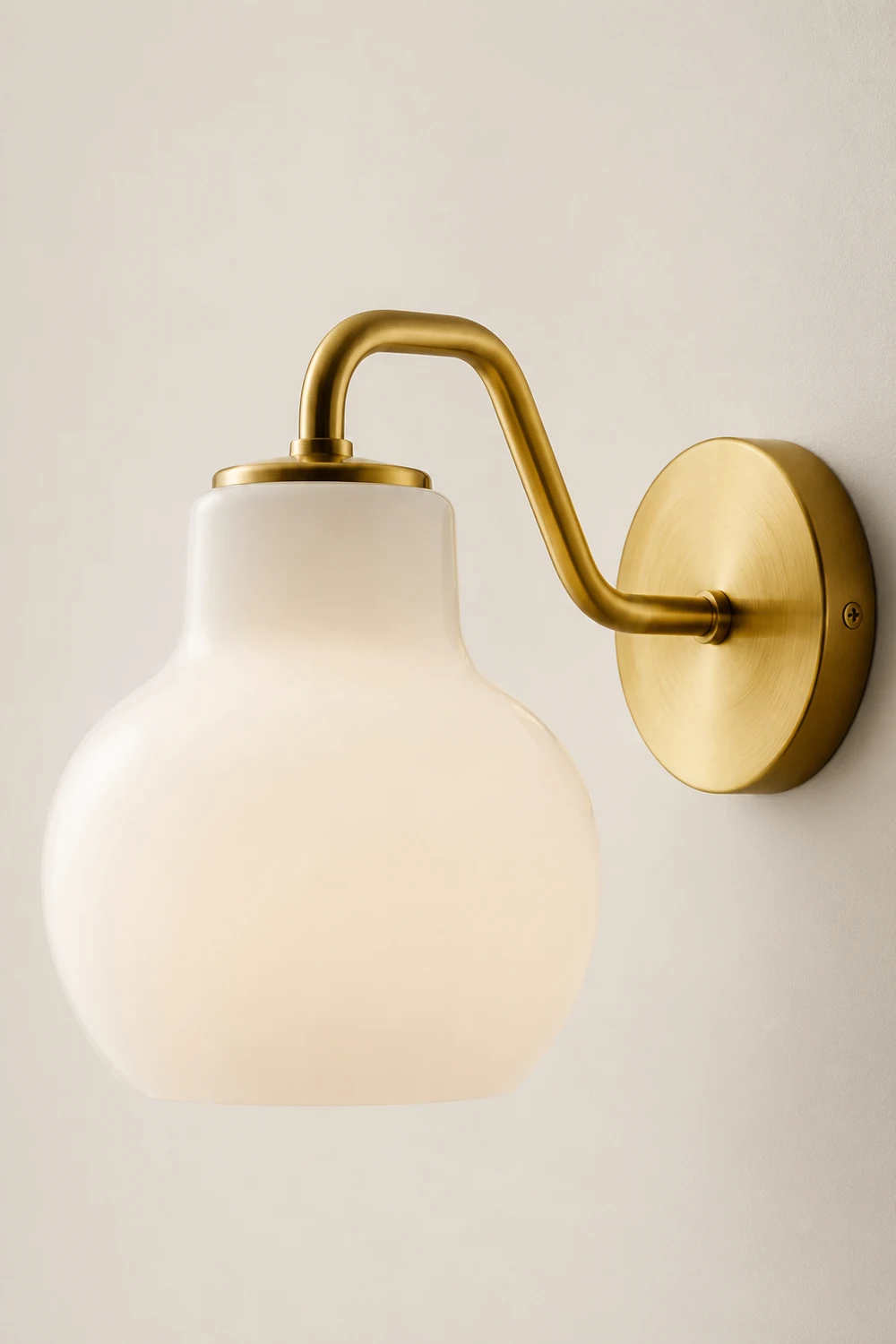 Hailie Kuppel Spiegelfront Waschtisch-Wandleuchte, 1/2-flammig, ∅28/43CM - Lumpaz
