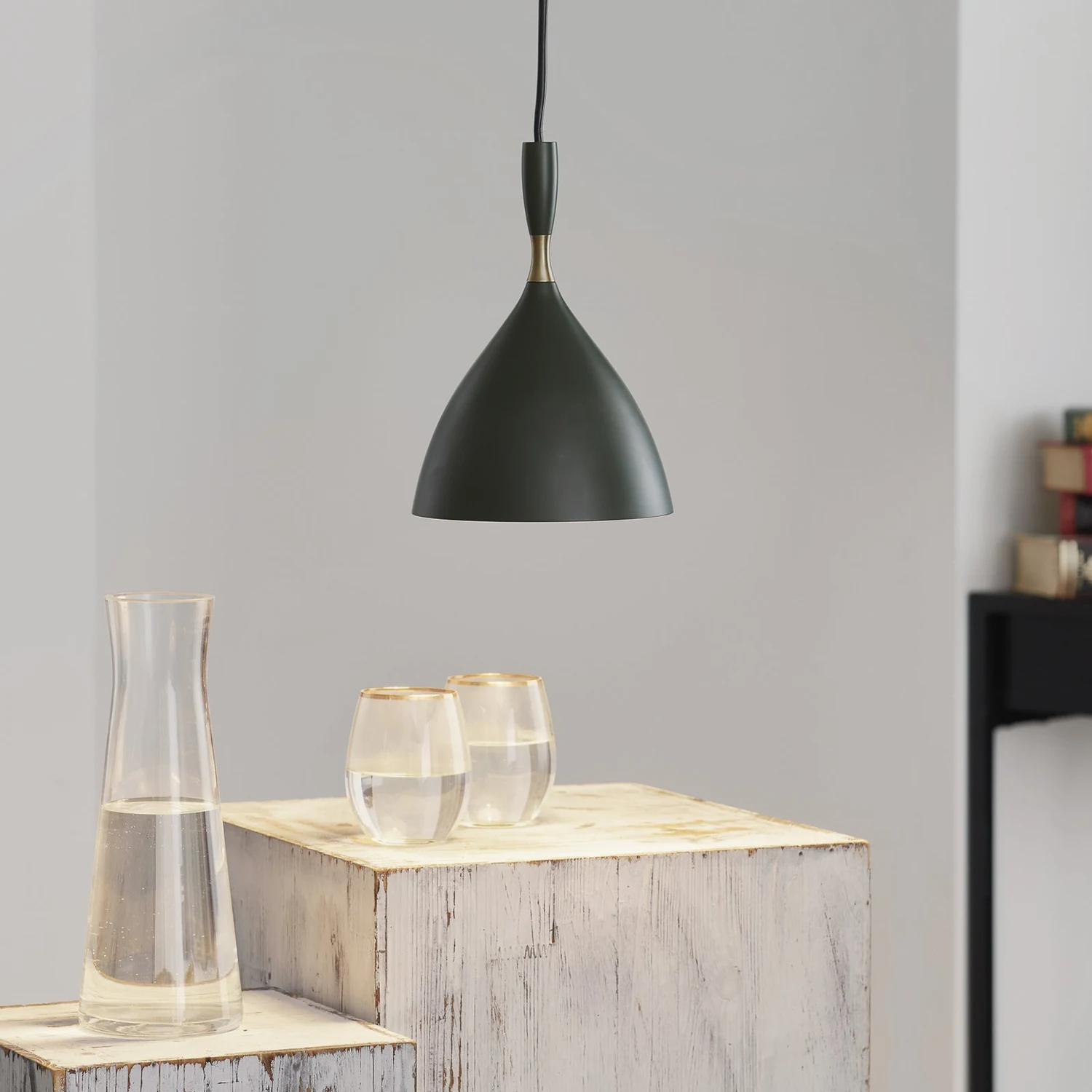 Morandi Pendellampe, 5 Farben, H 24.5CM - Lumpaz