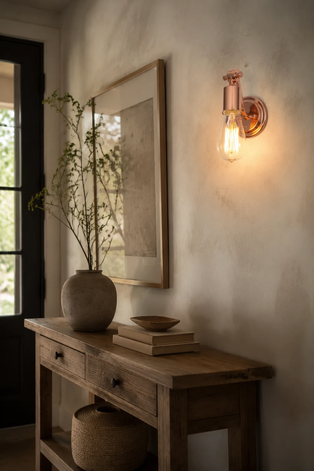 Alessio Bulb Rosafarbige Gold Wandleuchte - Lumpaz