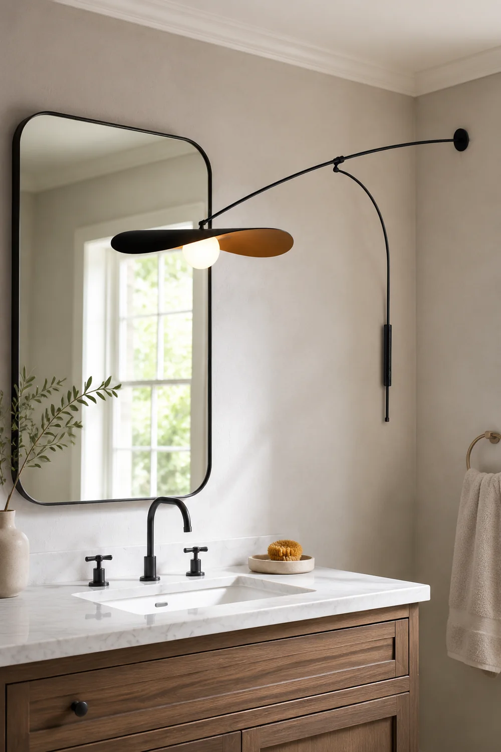 Carins Bogen-Wandleuchte, 130CM Lang - Lumpaz
