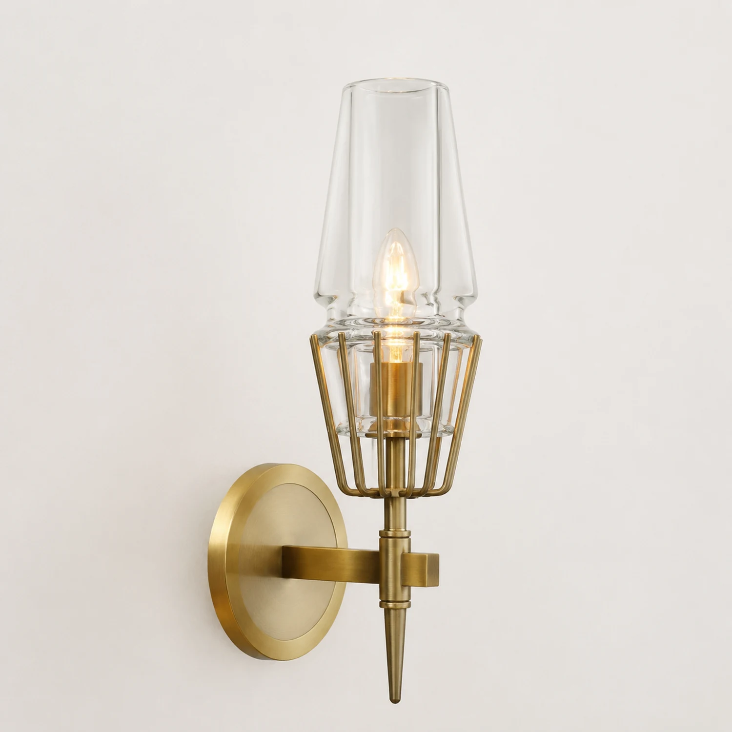 Blair Innenwandleuchte Glas - Lumpaz