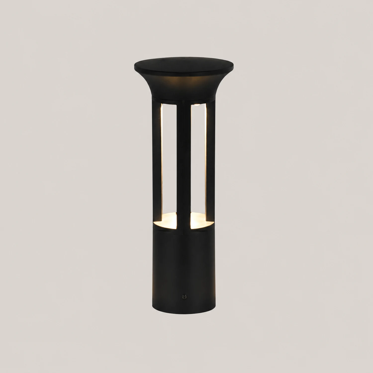 Pena Außen-Wegeleuchte Zylindrisch Solarenergie, 42/62CM lang - Lumpaz