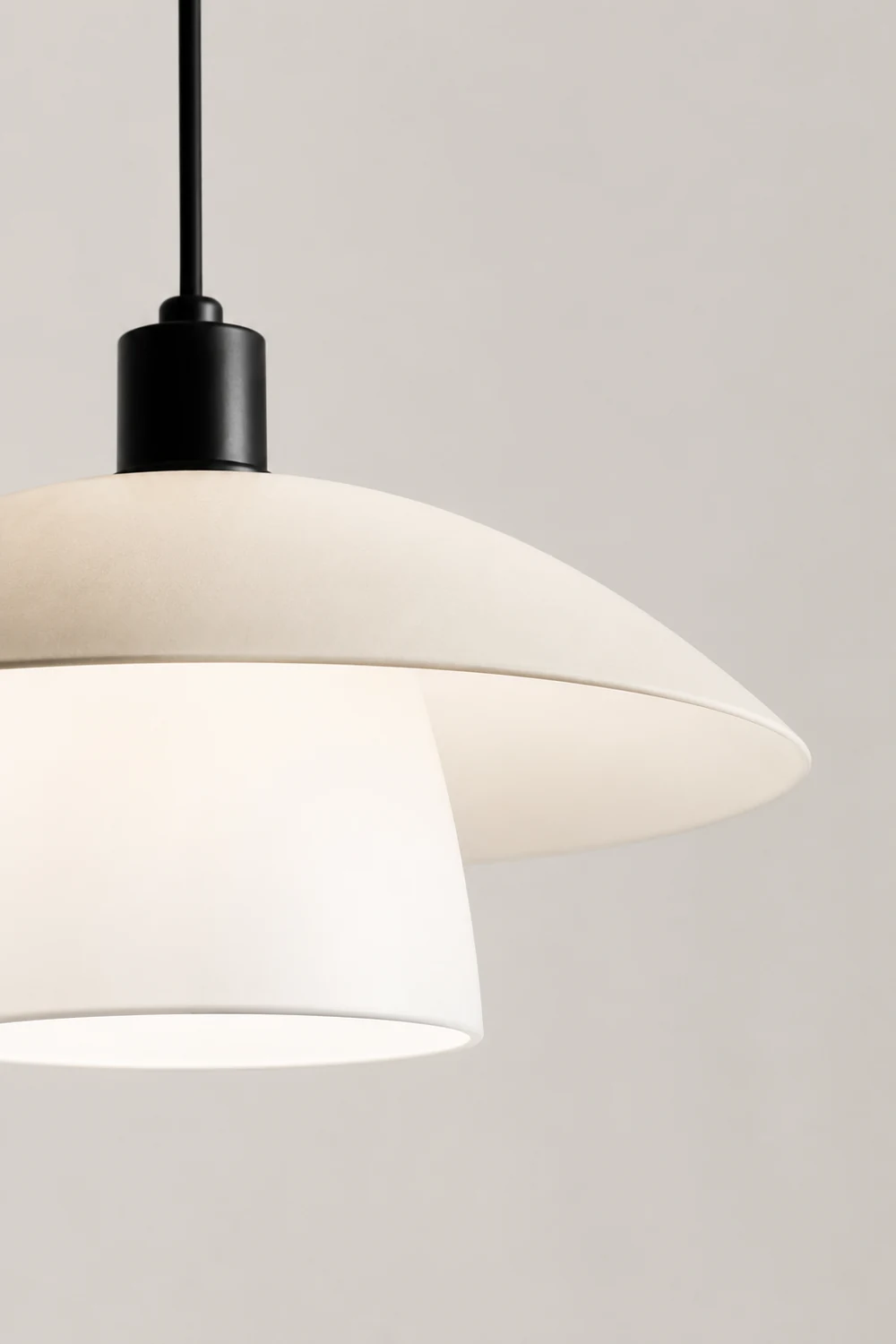 Carins Pendelleuchte Weiß, ∅30CM/40CM - Lumpaz