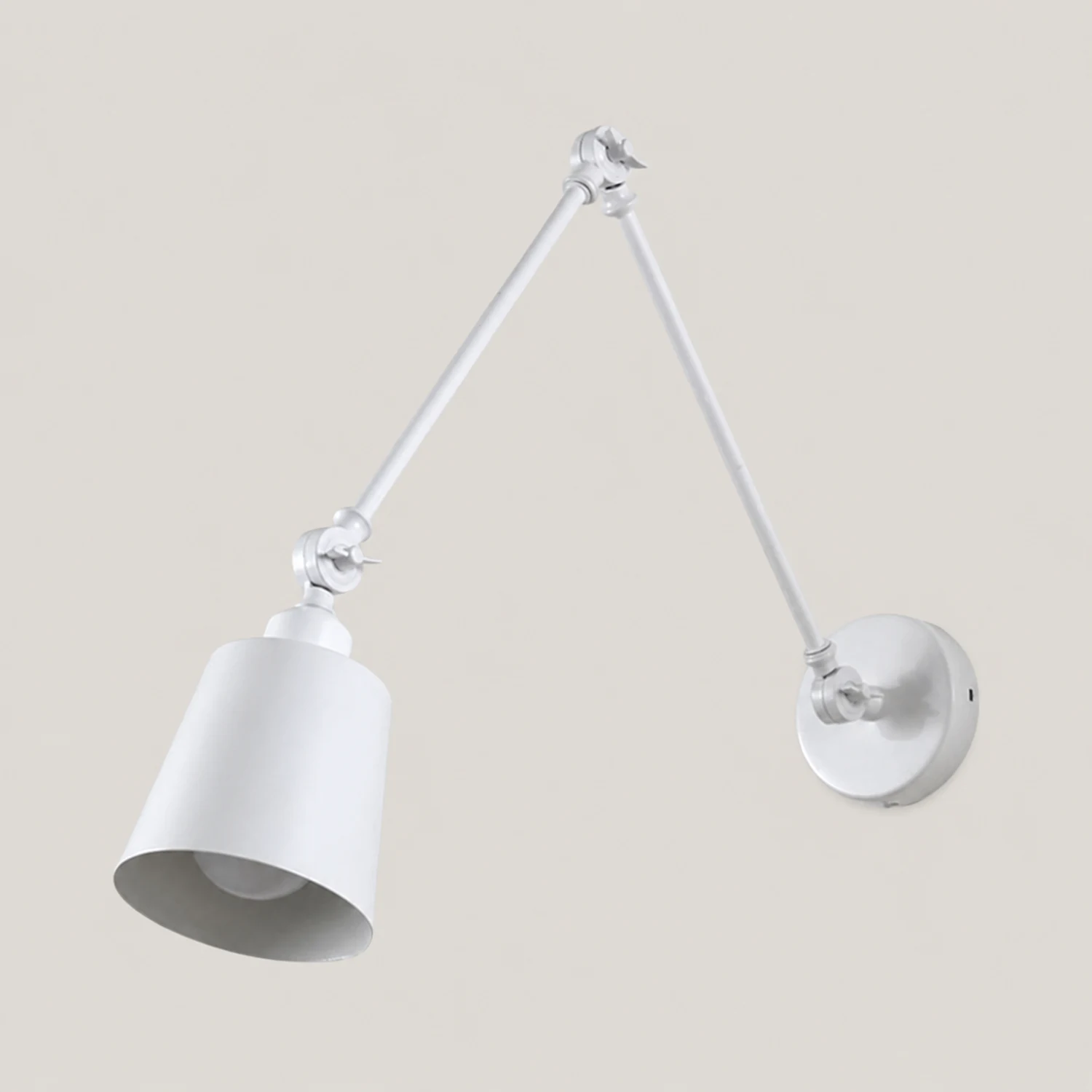 Brady Verstellbare Wandleuchte, Metall, 2 Farben, 36CM Lang - Lumpaz