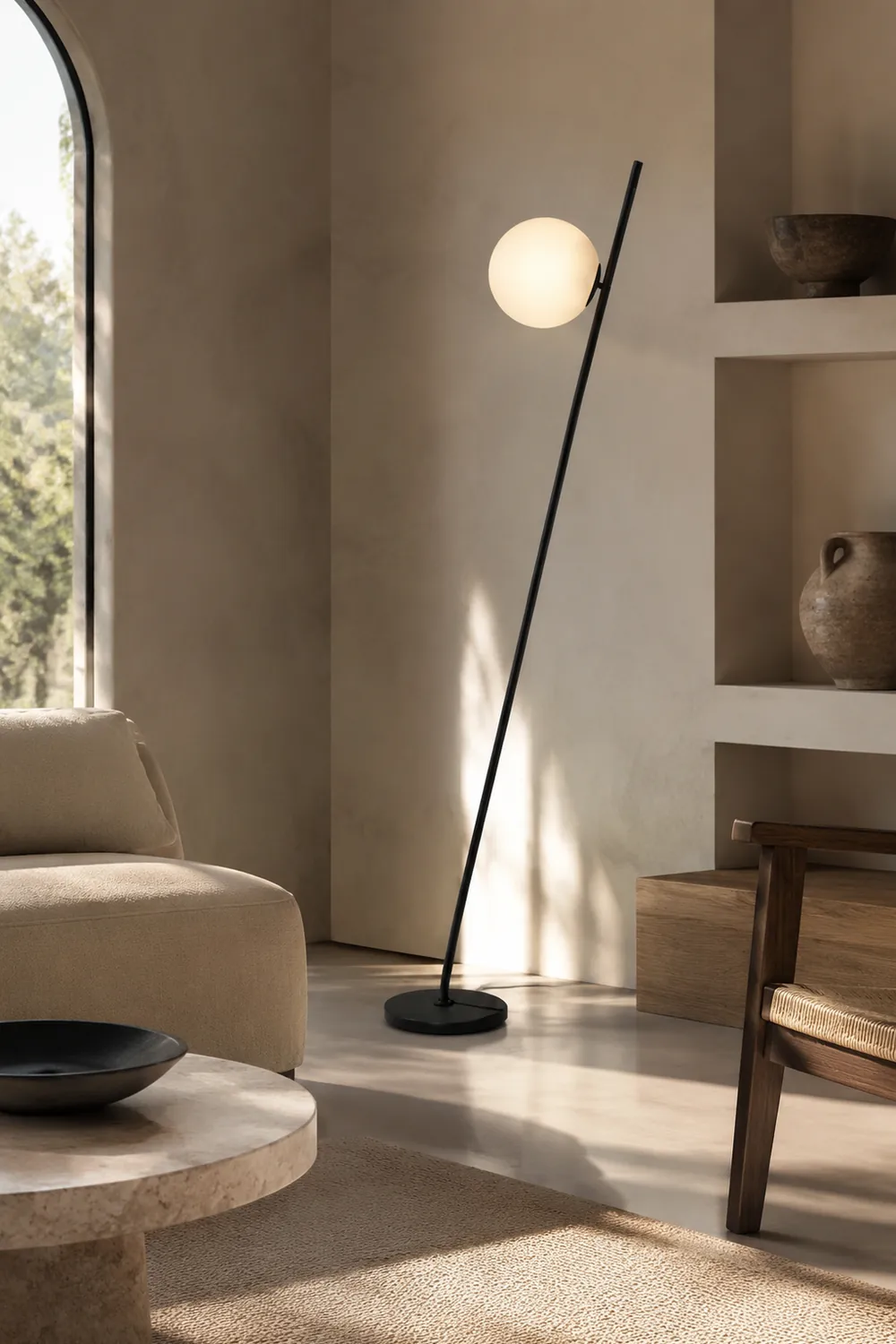 Valentina Kugel Lineare Stehlampe, 160CM Lang - Lumpaz