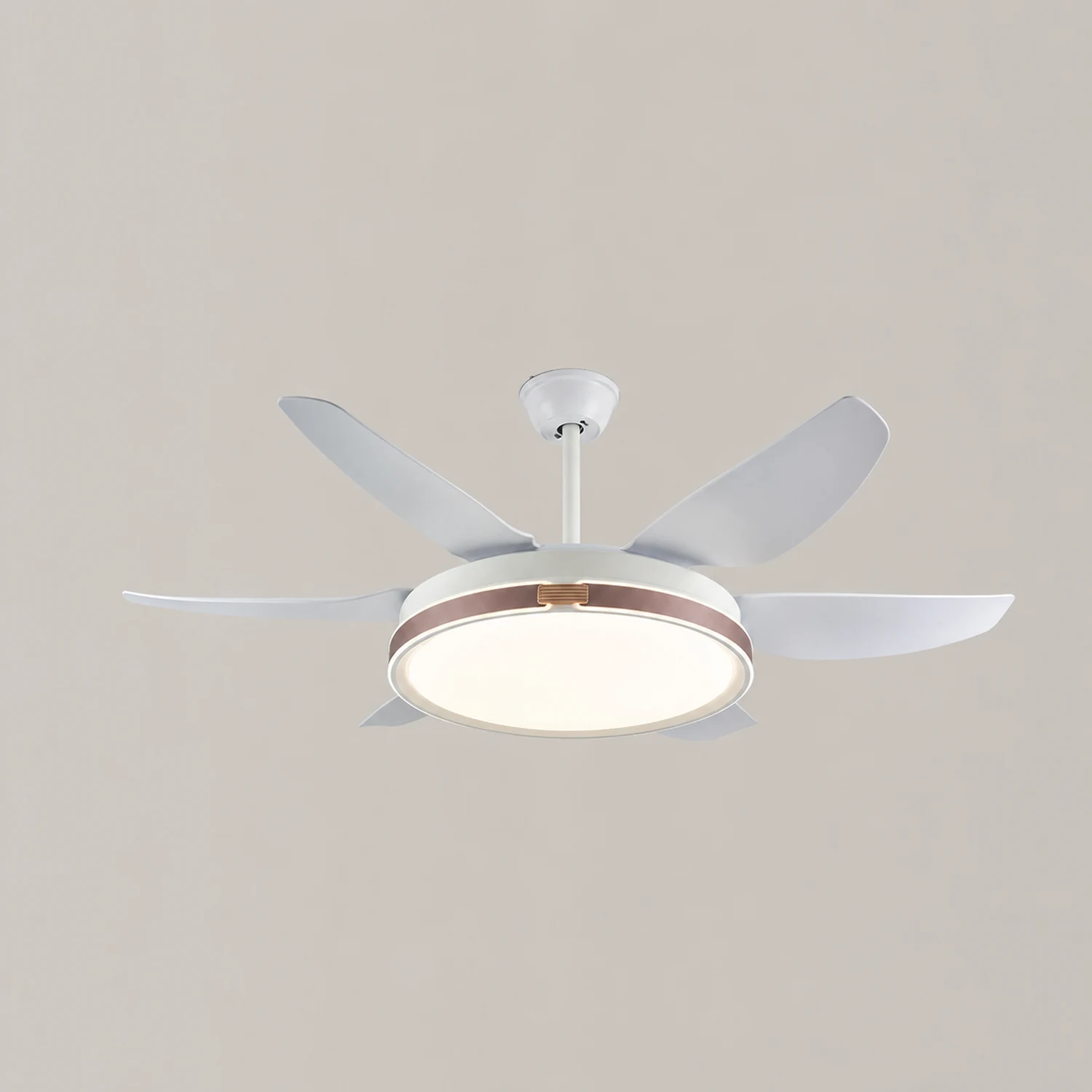 Haydn 6-Blatt-Deckenventilator mit Beleuchtung, 4 Farben, ∅130CM - Lumpaz