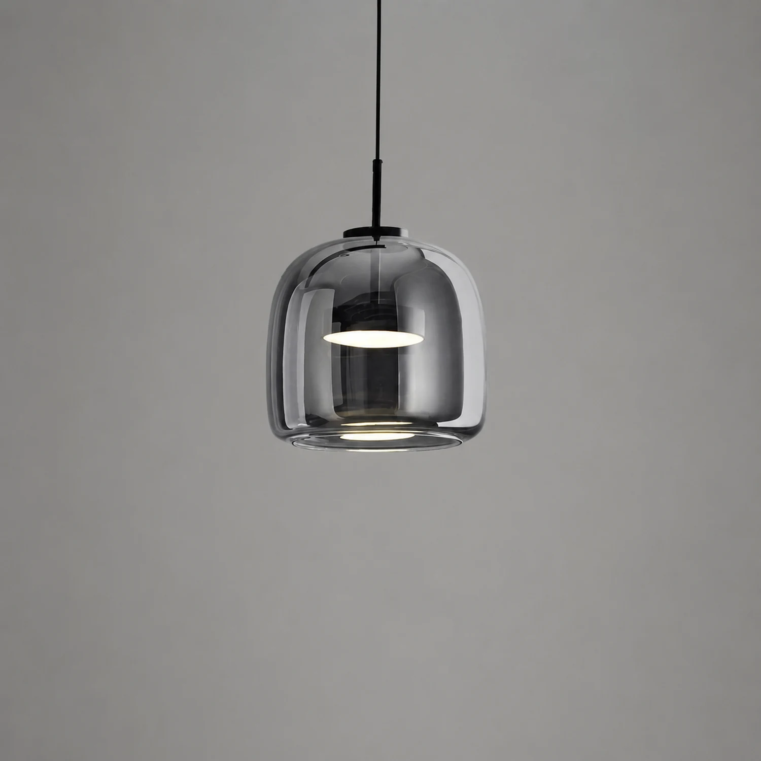 Hailie Pendelleuchte Schwarz, ∅15CM/23CM/25CM - Lumpaz