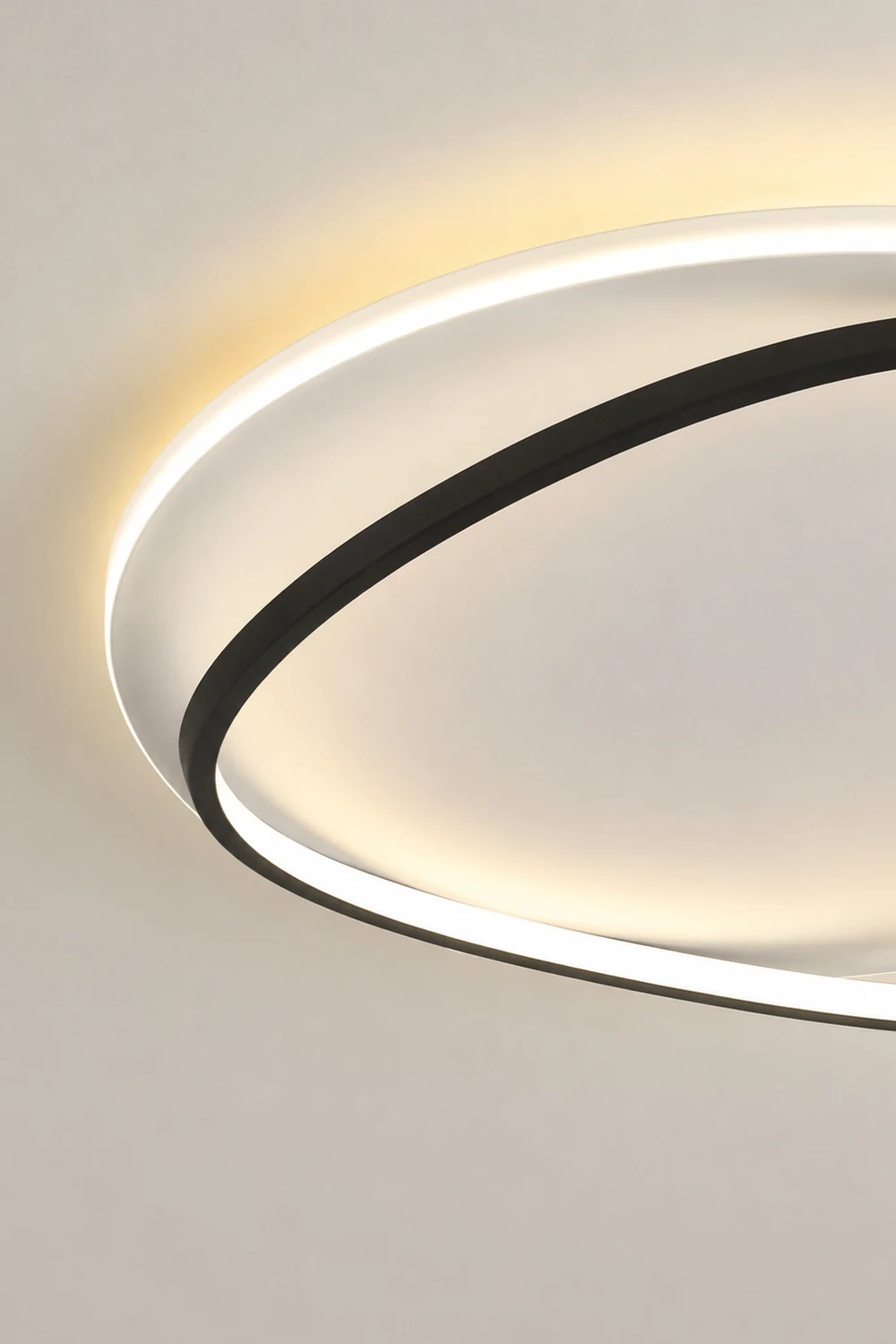 Quinn Deckenleuchte,Duo-Ring, 2 Farben, ∅41CM/50CM - Lumpaz
