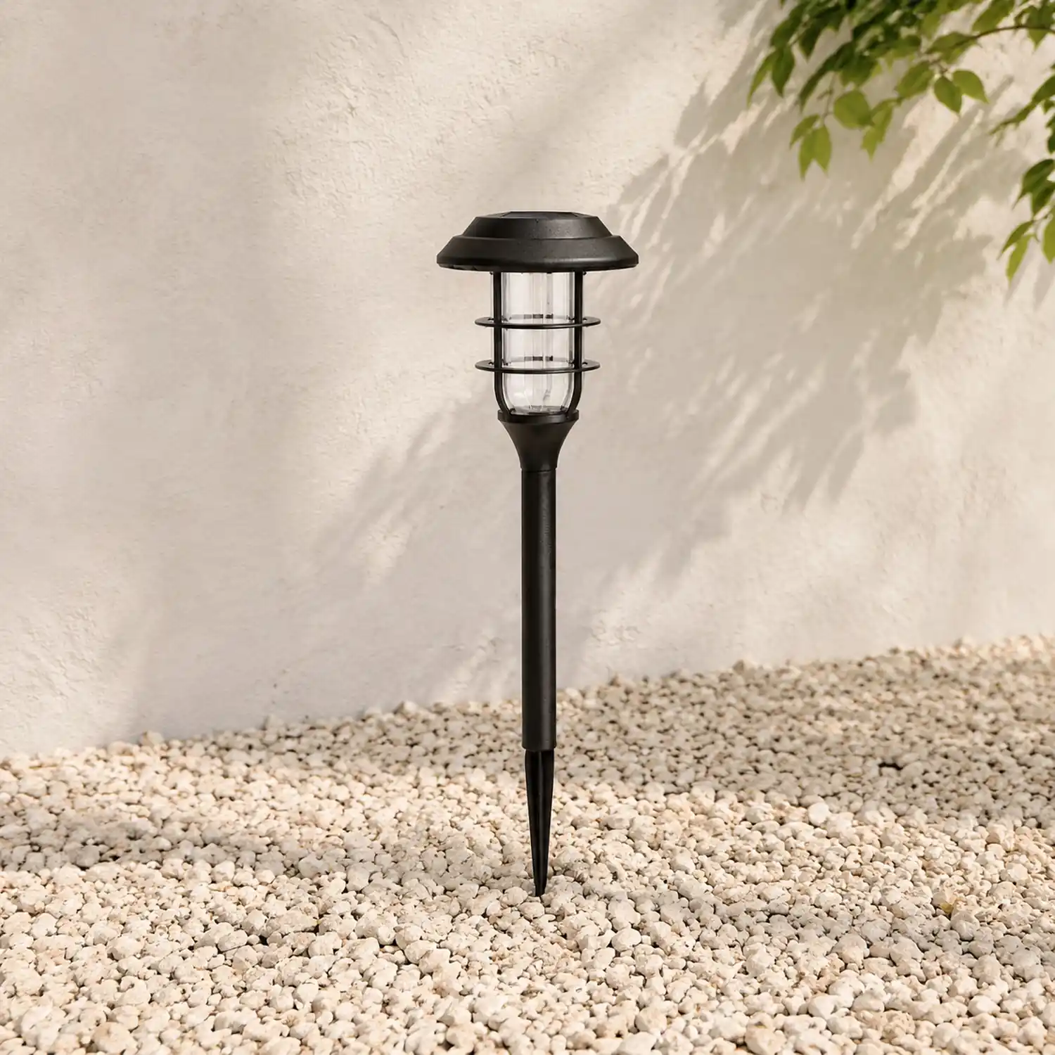 Pena Außen-Wegeleuchte Käfig Stift Solarenergie, 43CM lang - Lumpaz