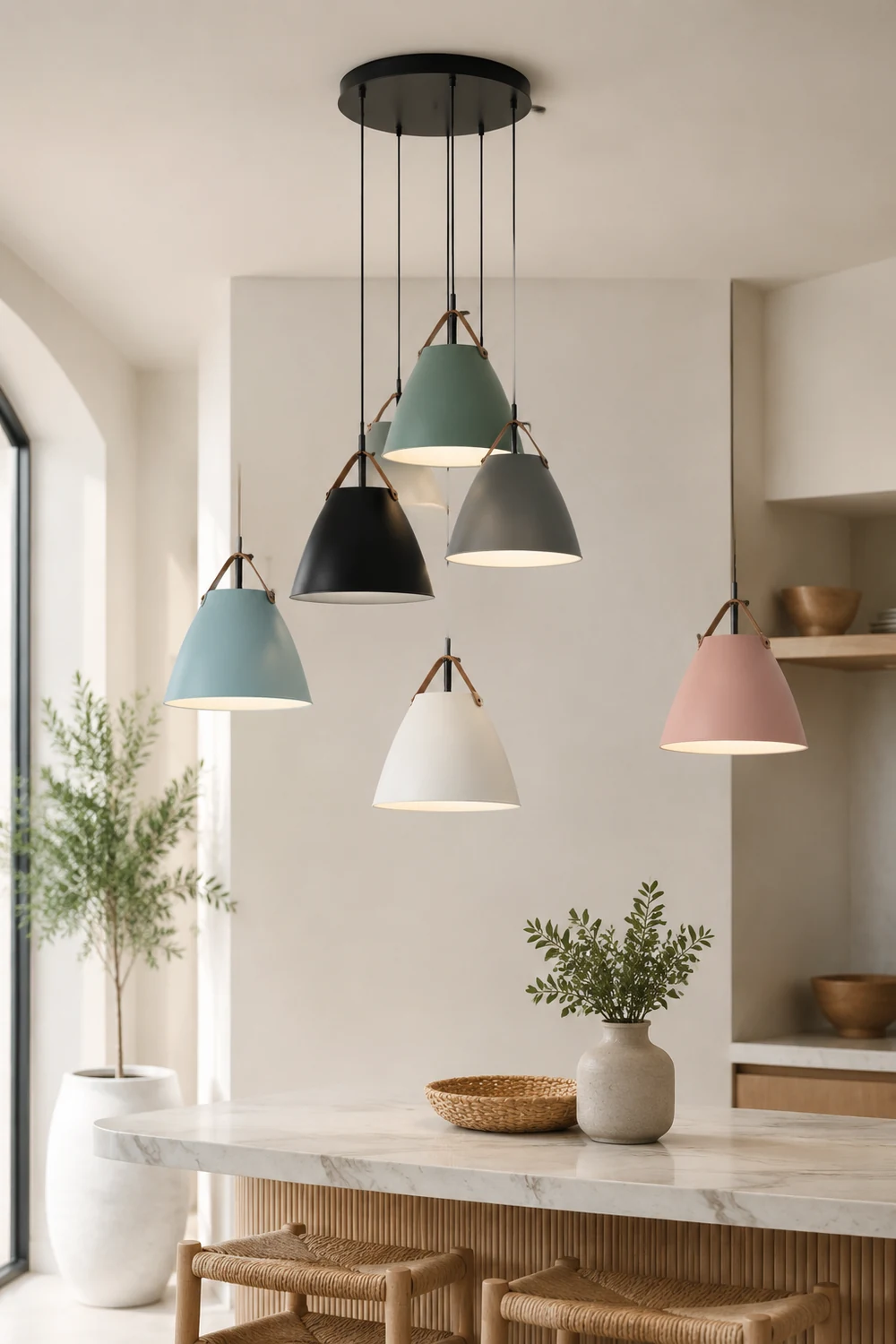 Morandi Pendelleuchte, 6 Farben, ∅26CM - Lumpaz