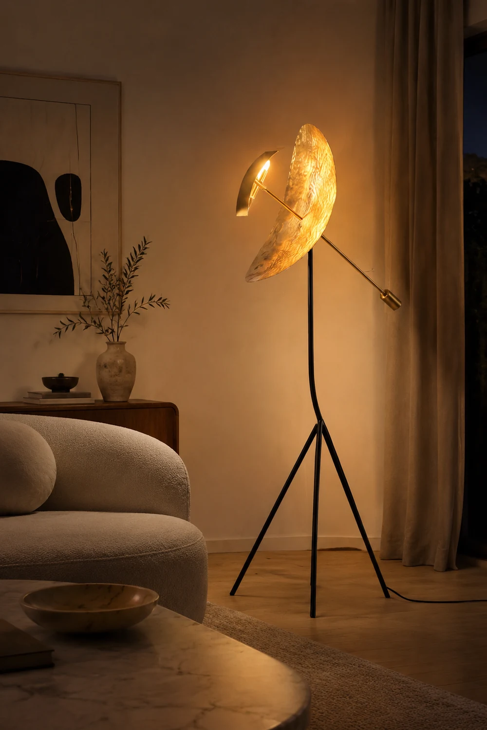 Salgado Stativ Reflektion Stehlampe - Lumpaz