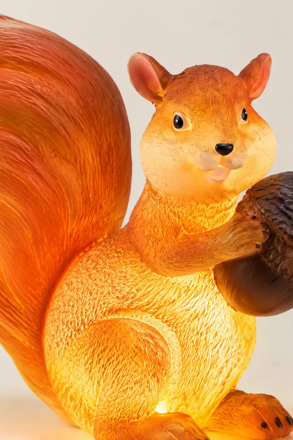 Fateh Außenstehleuchte Eichhörnchen, Solar, 2 Stile, Höhe 44/48CM - Lumpaz