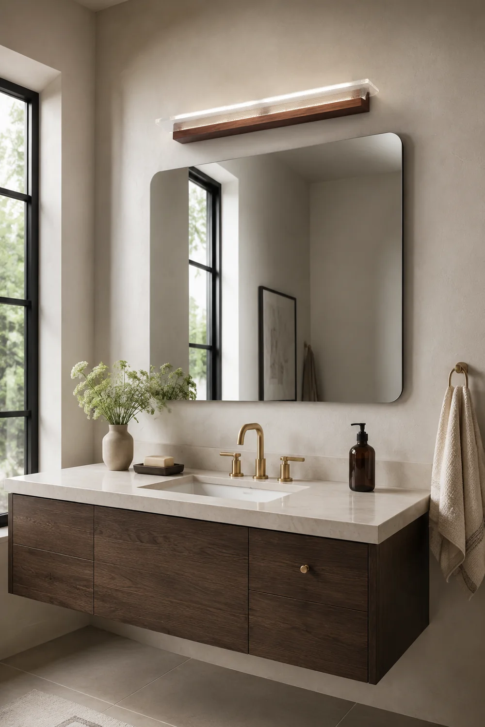 Ozawa Bar Spiegel Front Vanity Wandleuchte,41/56/70CM Lang - Lumpaz
