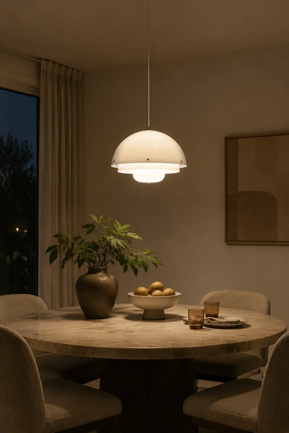 Hailie Pendelleuchte Kuppelförmig, ∅40CM - Lumpaz