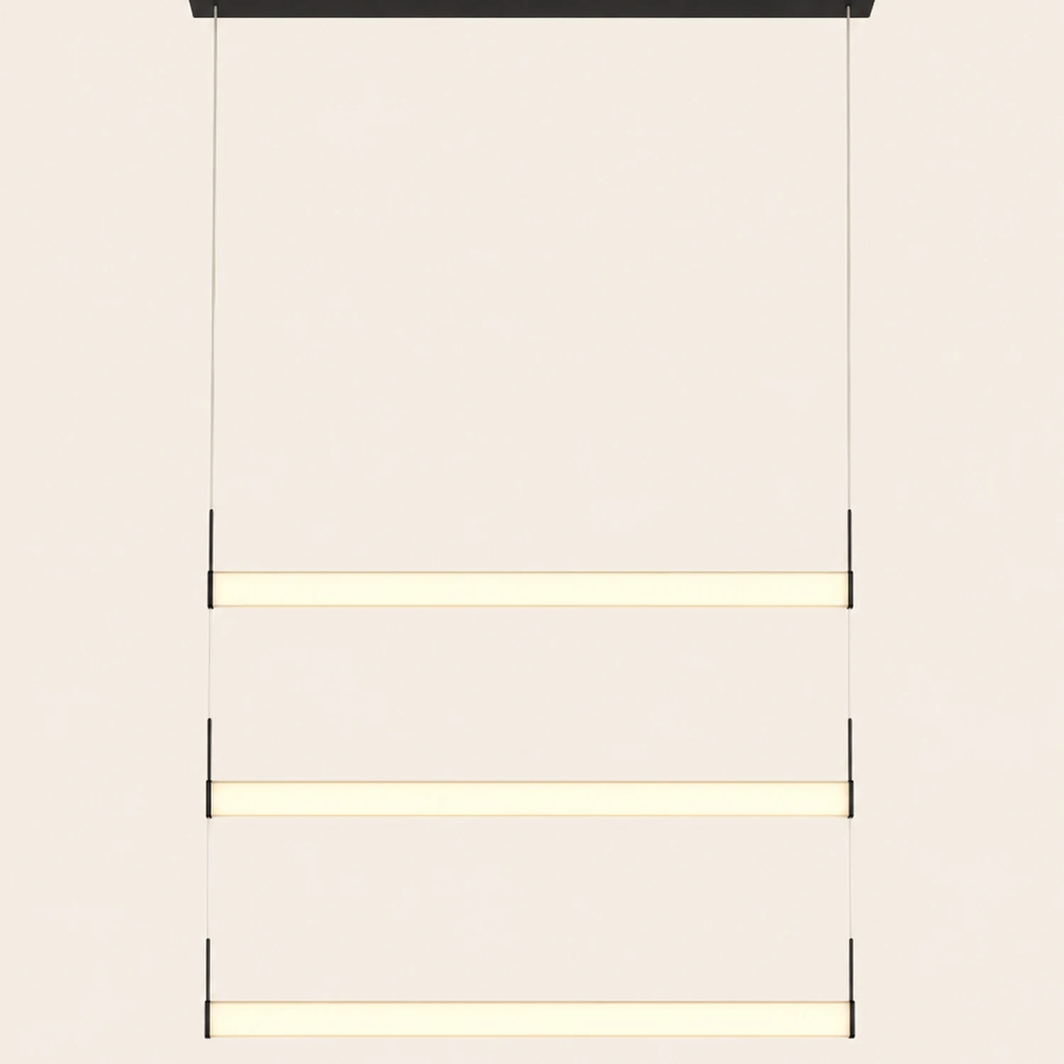 Edge Außenpendelleuchte Schwarz & Weiß, 126CM Lang - Lumpaz
