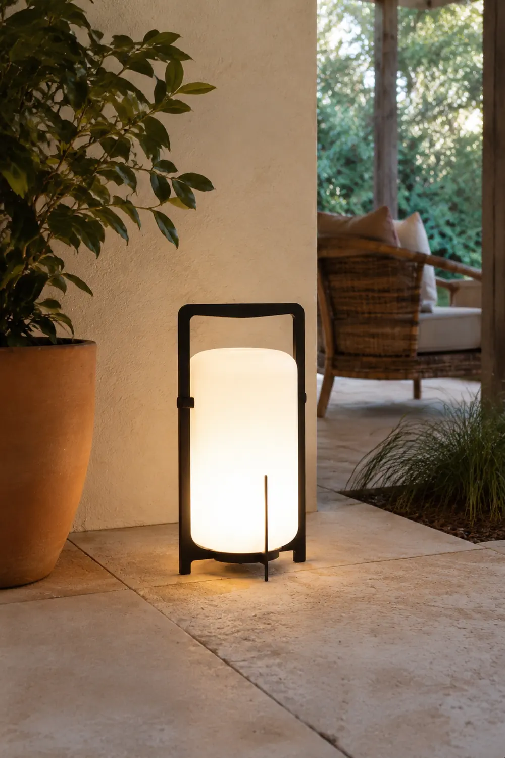 Pena Außenstehlampe Zylinder, Solar, 26/39/54CM Lang - Lumpaz