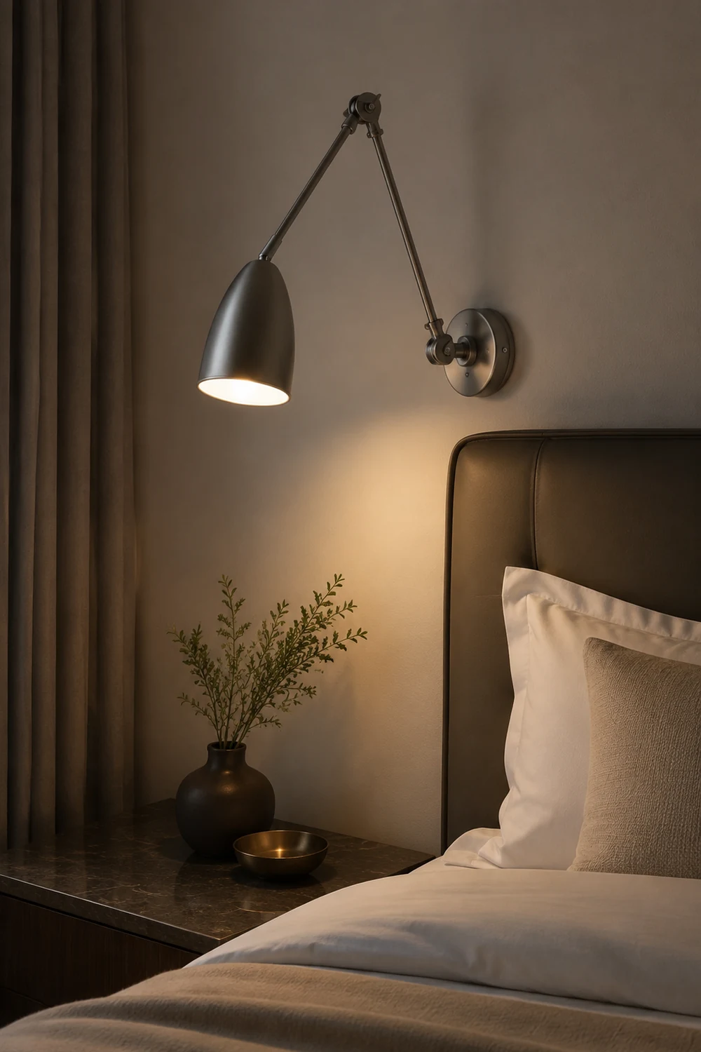 Brady Gewölbte Form Verstellbare Wandleuchte, 3 Farben, 60CM Lang - Lumpaz