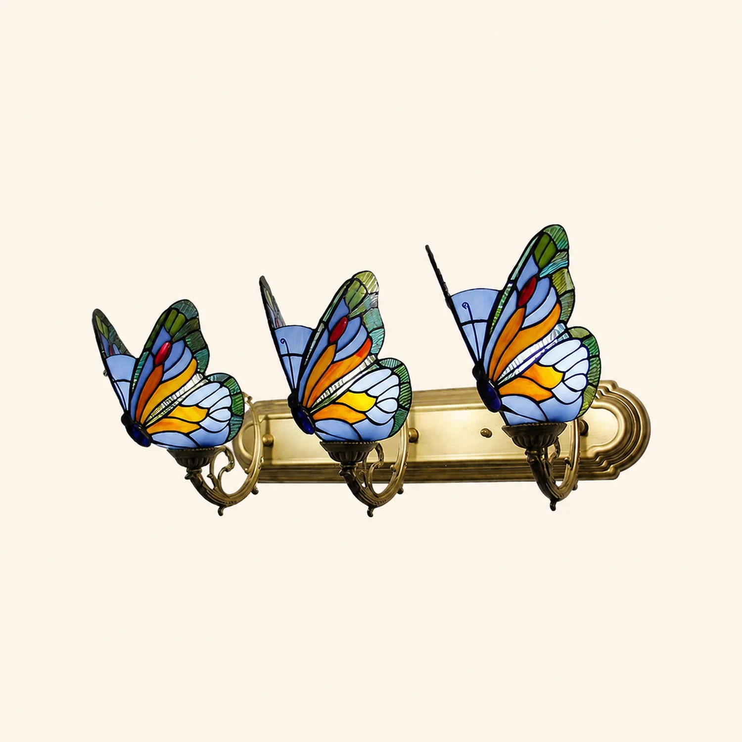 Kady Schmetterling Wandleuchte, 1/2/3-flammig, 4 Farben - Lumpaz