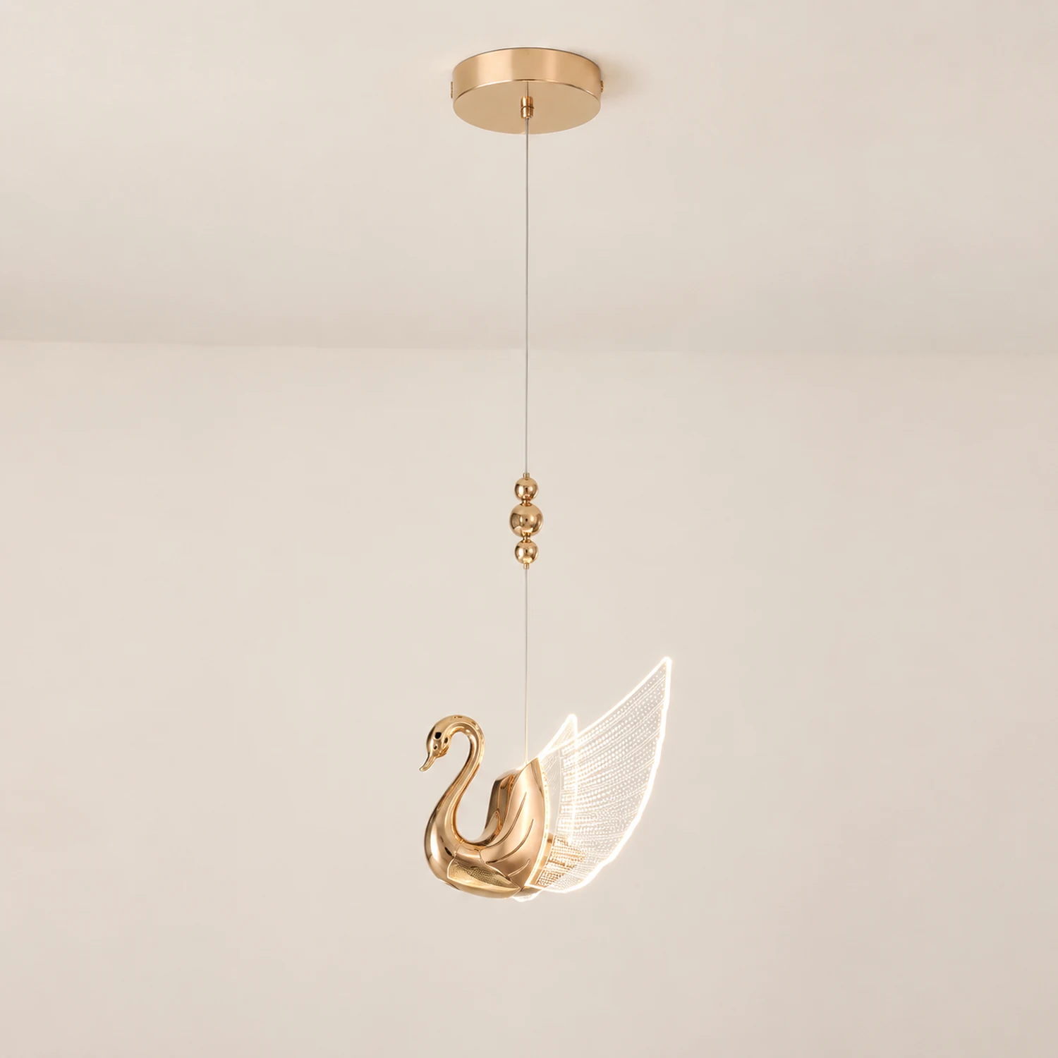 Kady Schwan Pendelleuchte, 2 Farbe - Lumpaz