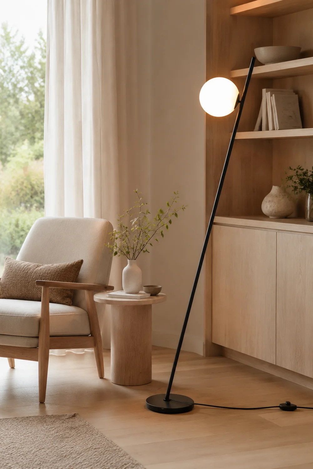 Valentina Kugel Lineare Stehlampe, 160CM Lang - Lumpaz