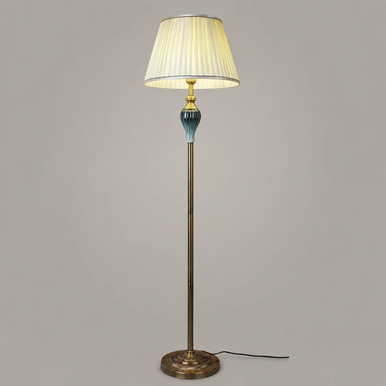 Eryn Stehlampe, Metall & Textil, 152CM Lang - Lumpaz