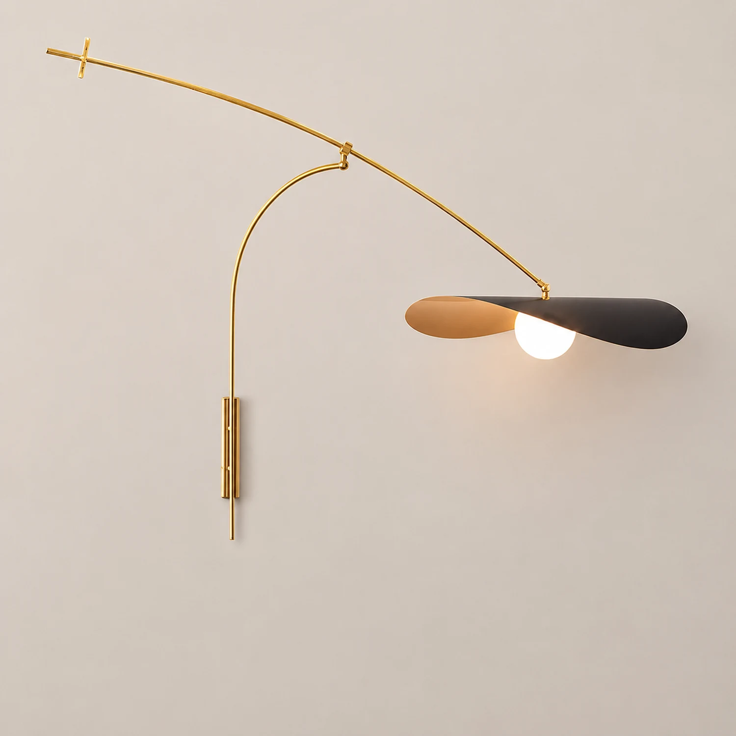 Carins Bogen-Wandleuchte, 130CM Lang - Lumpaz