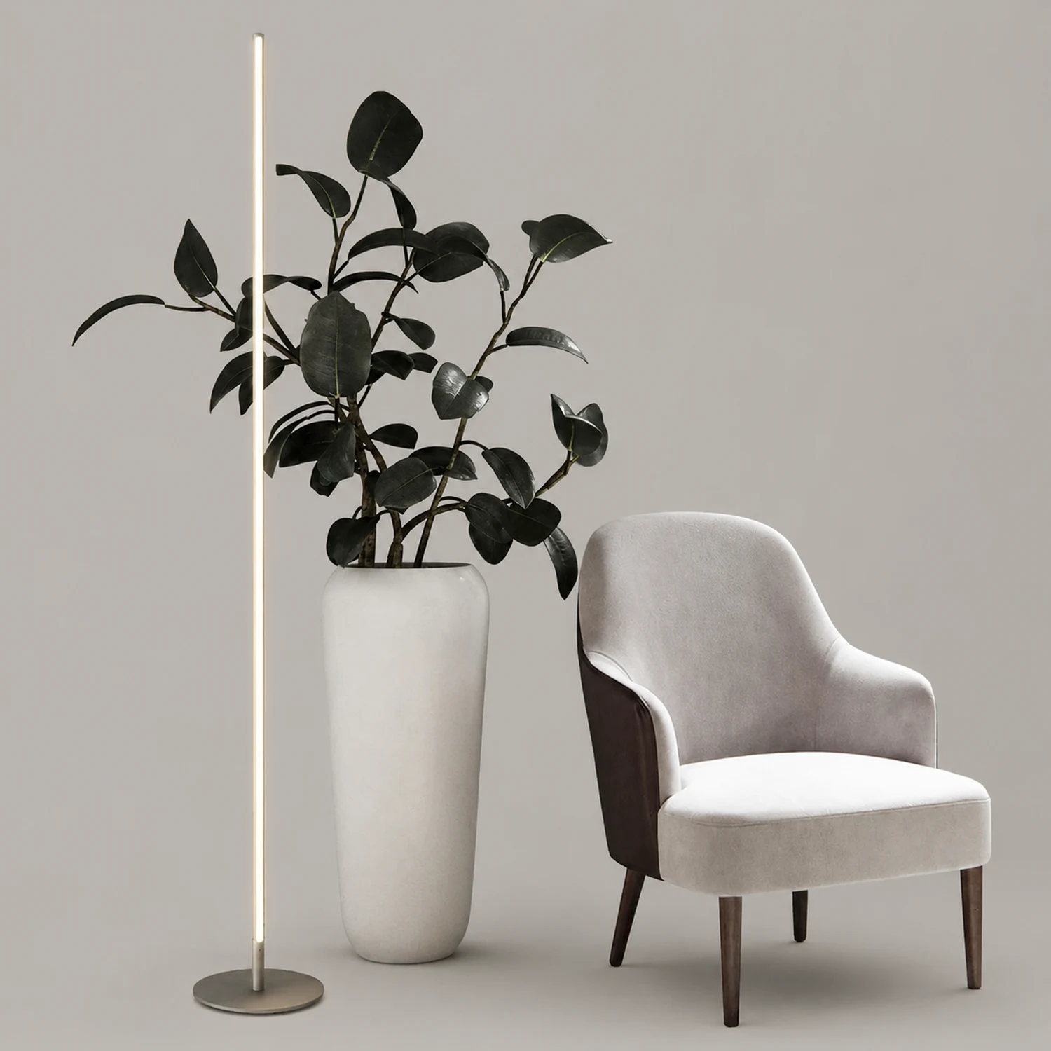 Edge Lineare Stehlampe, 3 Farben, 150CM Lang - Lumpaz