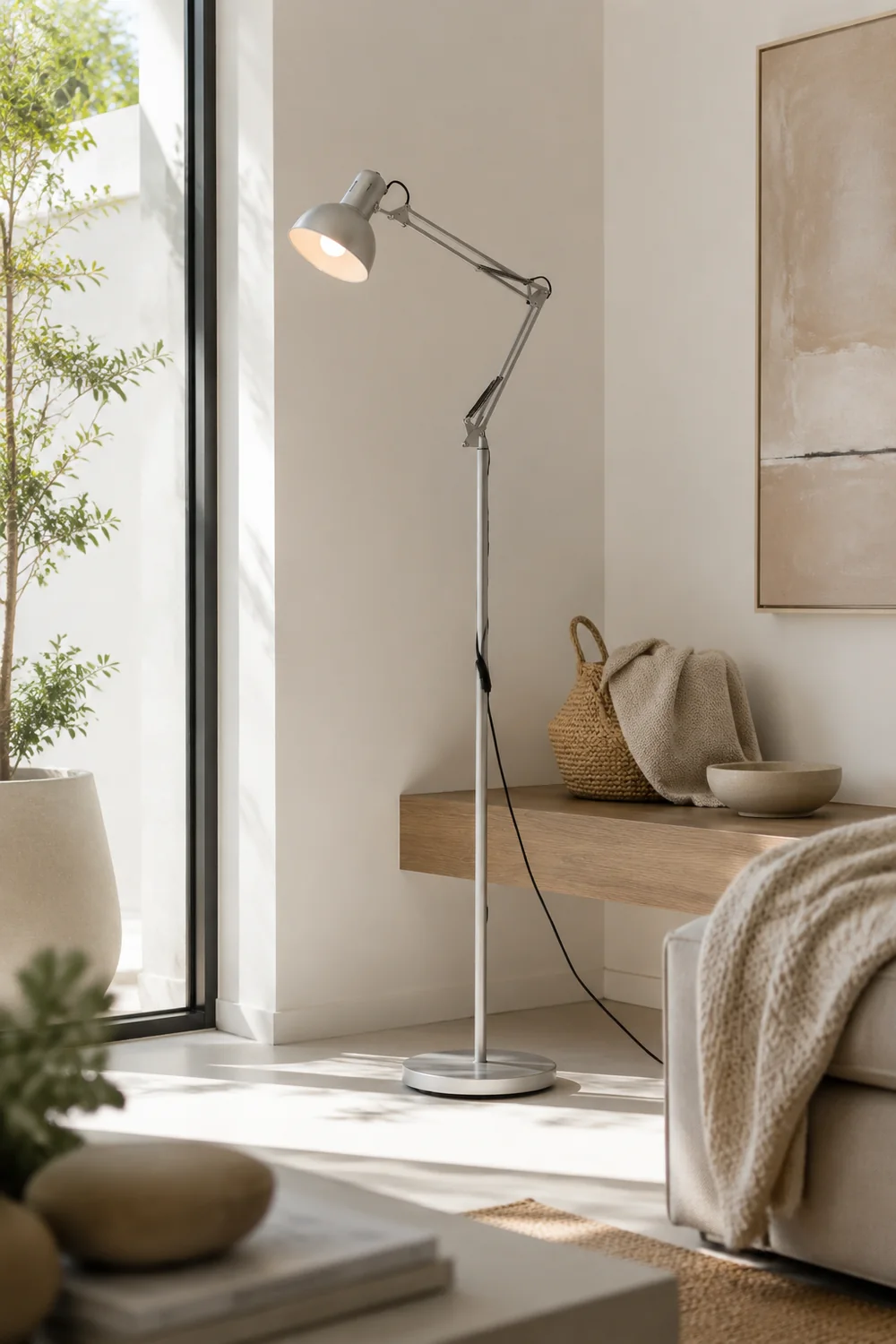 Morandi Stehlampe, Metall, 5 Farben, 185CM Lang - Lumpaz