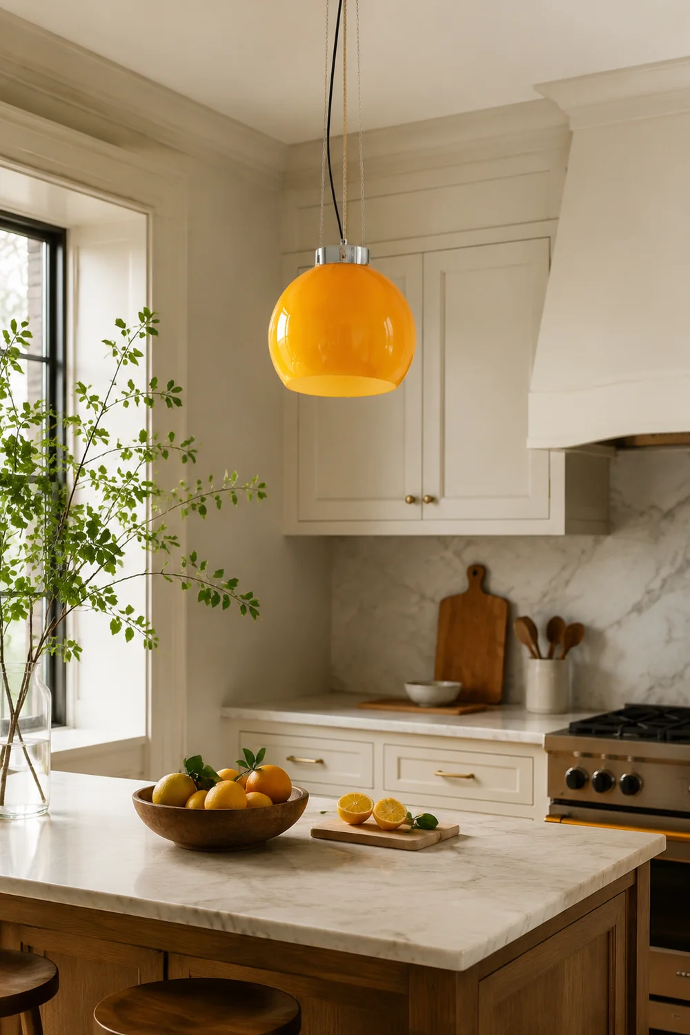 Hailie Pendellampe, Metall & Glas, ∅25CM - Lumpaz