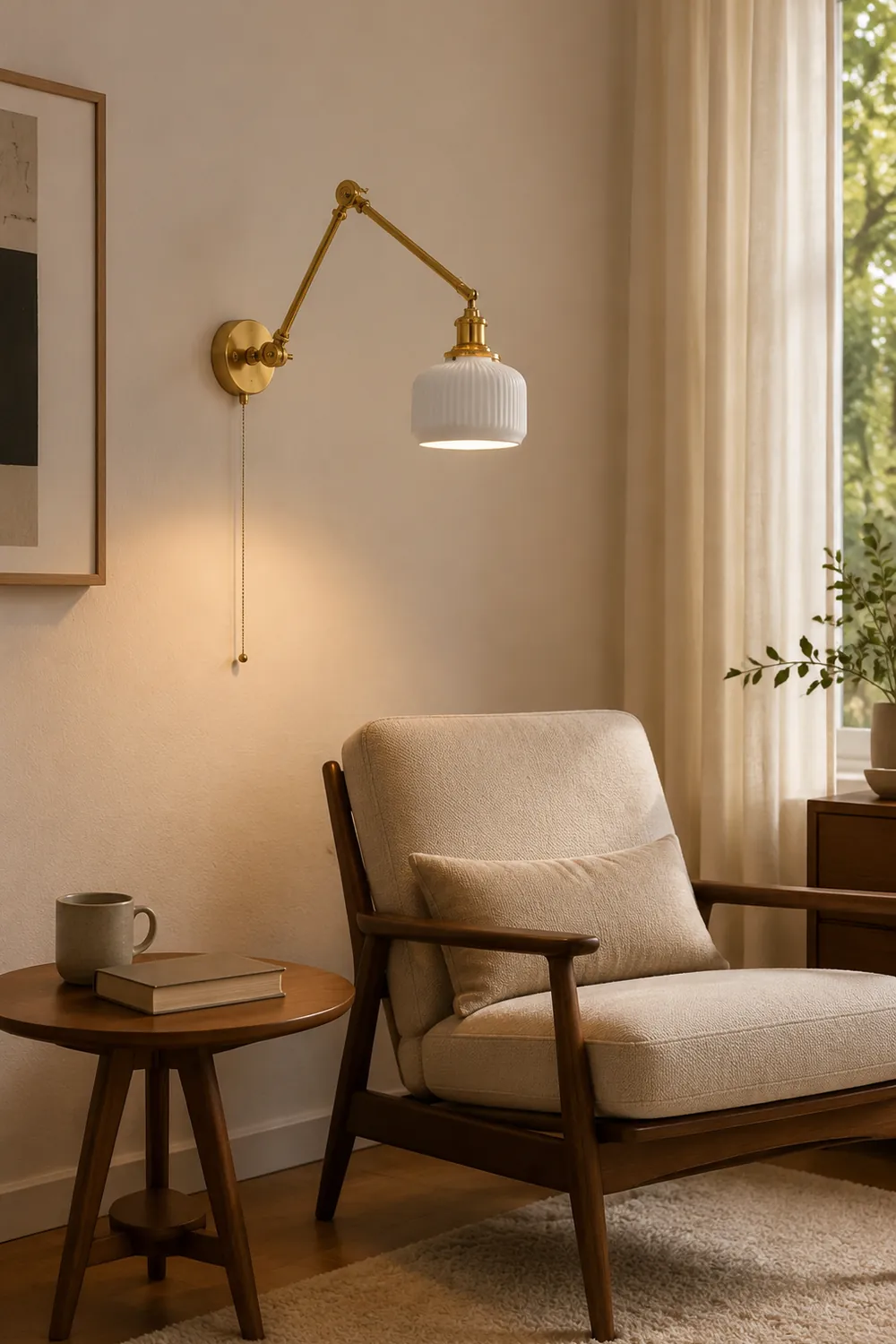 Carins Verstellbare Wandleuchte, Keramik & Metall, 4 Stil - Lumpaz