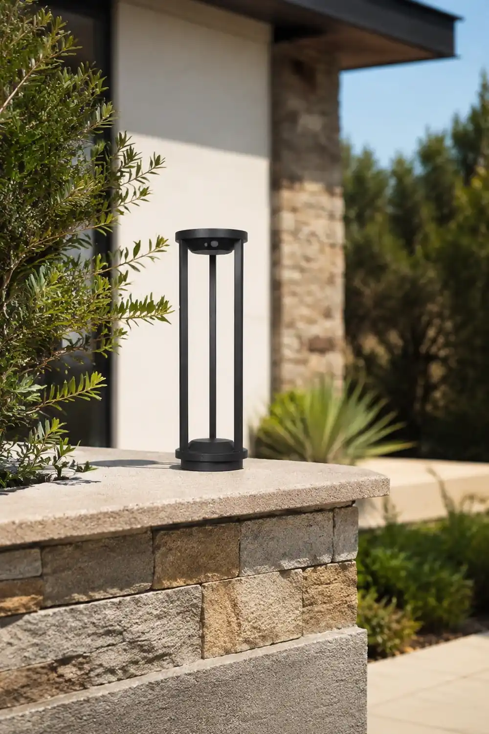 Pena Außen-Wegeleuchte Zylindrisch Solarenergie, 50CM lang - Lumpaz