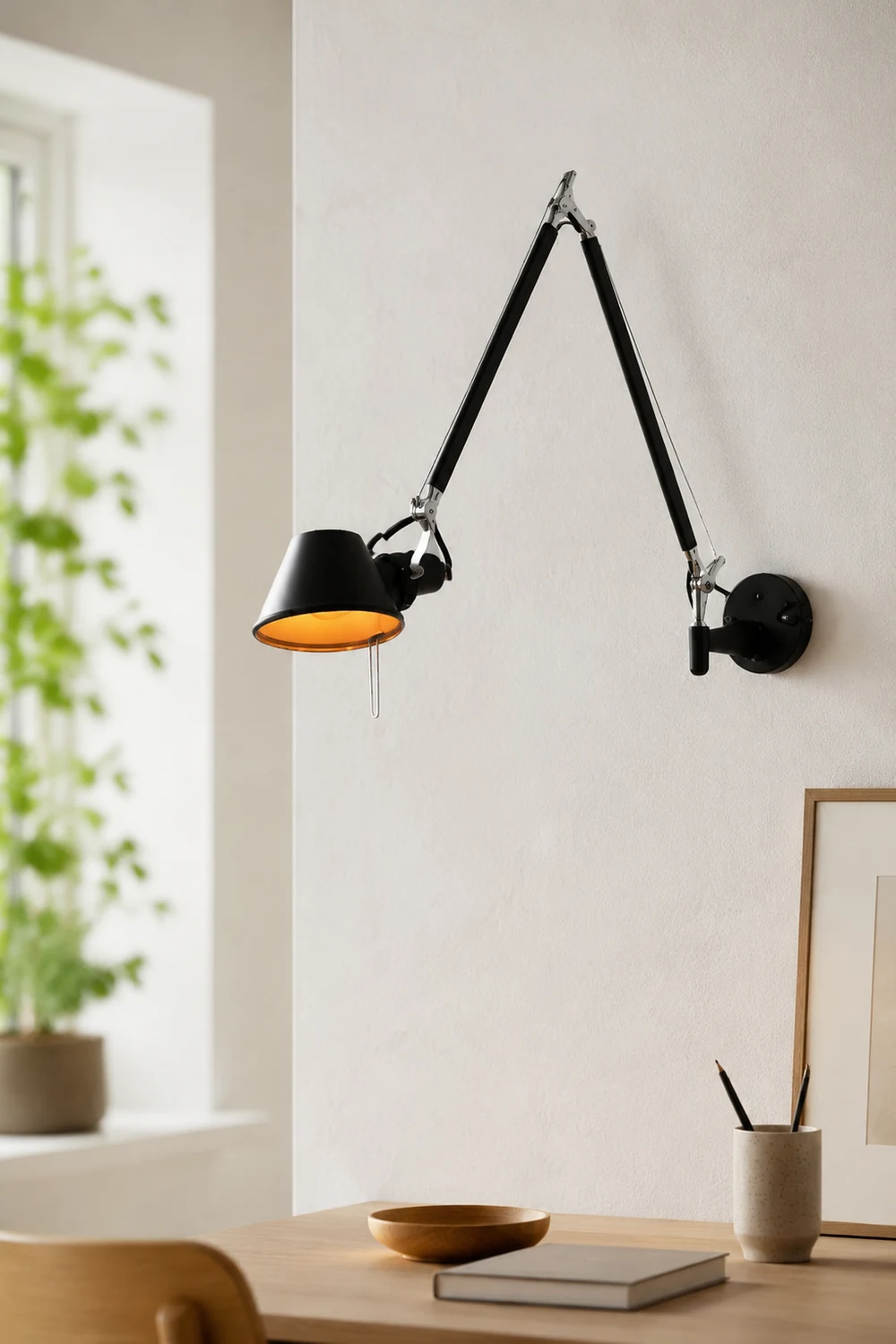 Brady Retro Verstellbare Retro-Wandleuchte, 2 Farben - Lumpaz