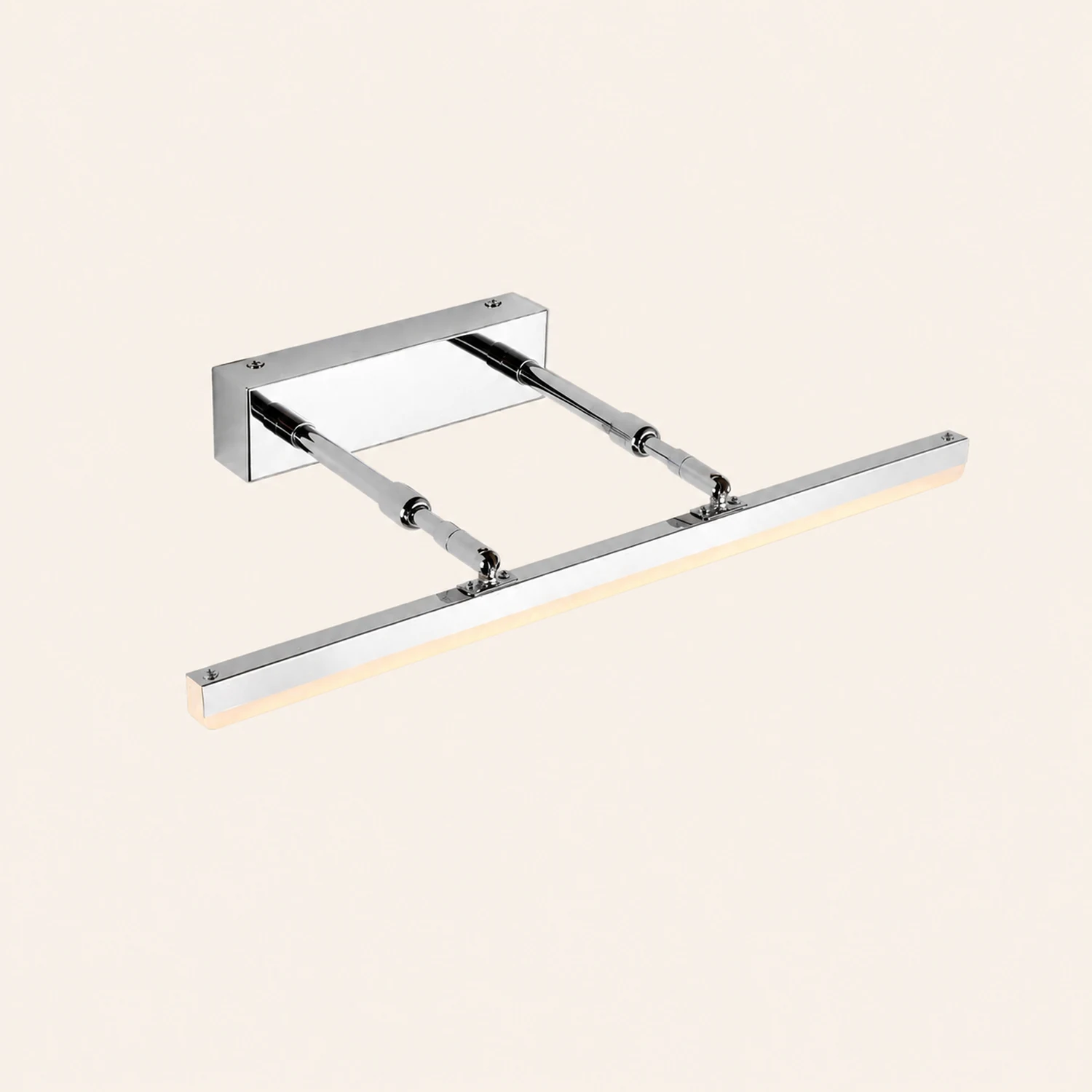 Edge Spiegelfront Waschtisch-Wandleuchte, 3 Farben, Metall, 41/50/60/70CM Lang - Lumpaz