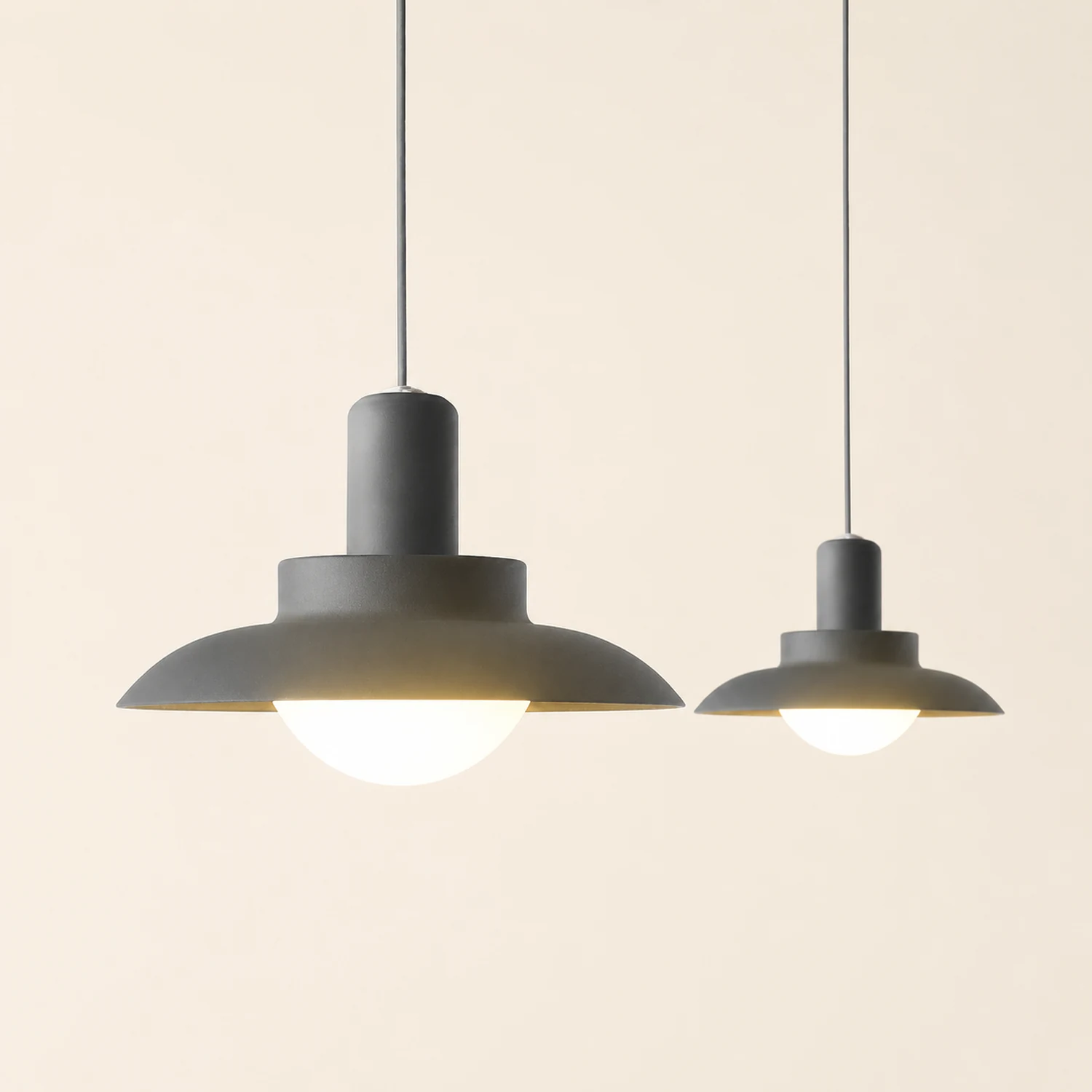 Carins Außenpendelleuchte, 2 Farben, ∅20/39/45CM - Lumpaz
